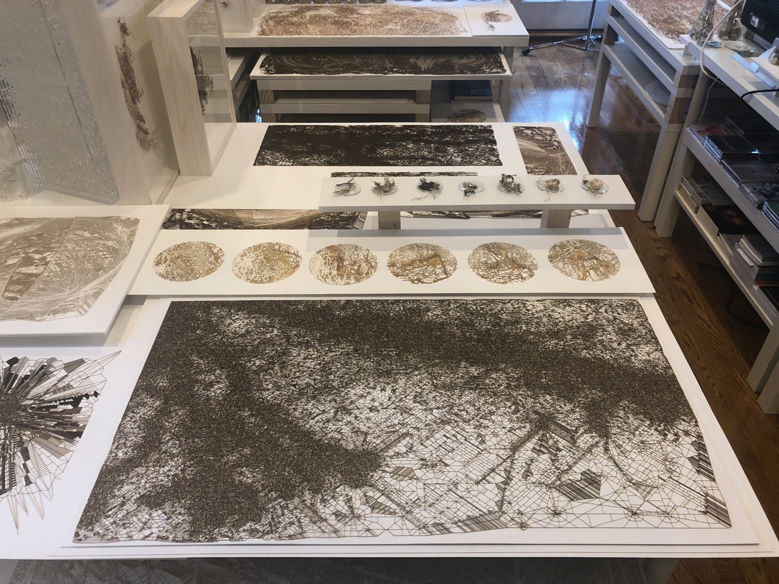 Gustavo D&iacute;az&#039;s studio, Houston,&nbsp;2020.