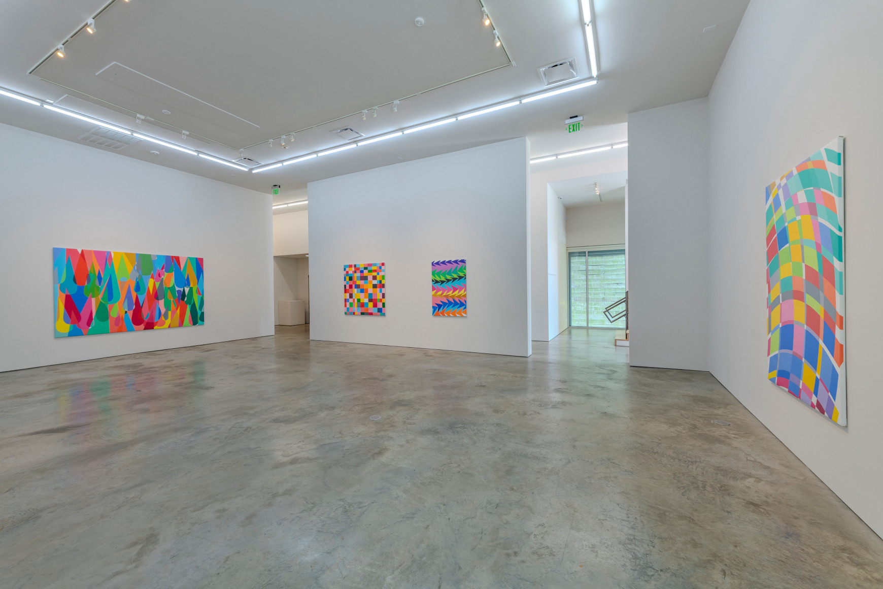 Graciela Hasper: Here Comes the Sun.&nbsp;installation at Sicardi | Ayers | Bacino. Photo by Anthony Rathbun.
