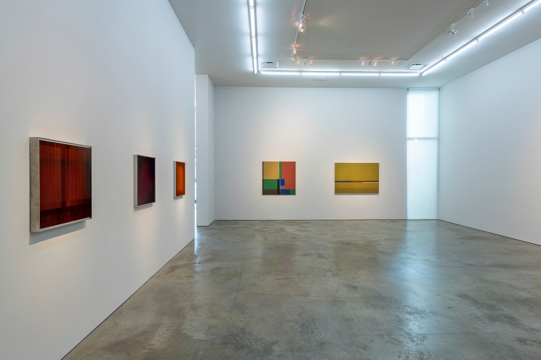 Color and Line, installation at Sicardi | Ayers | Bacino. Photo by Anthony Rathbun.