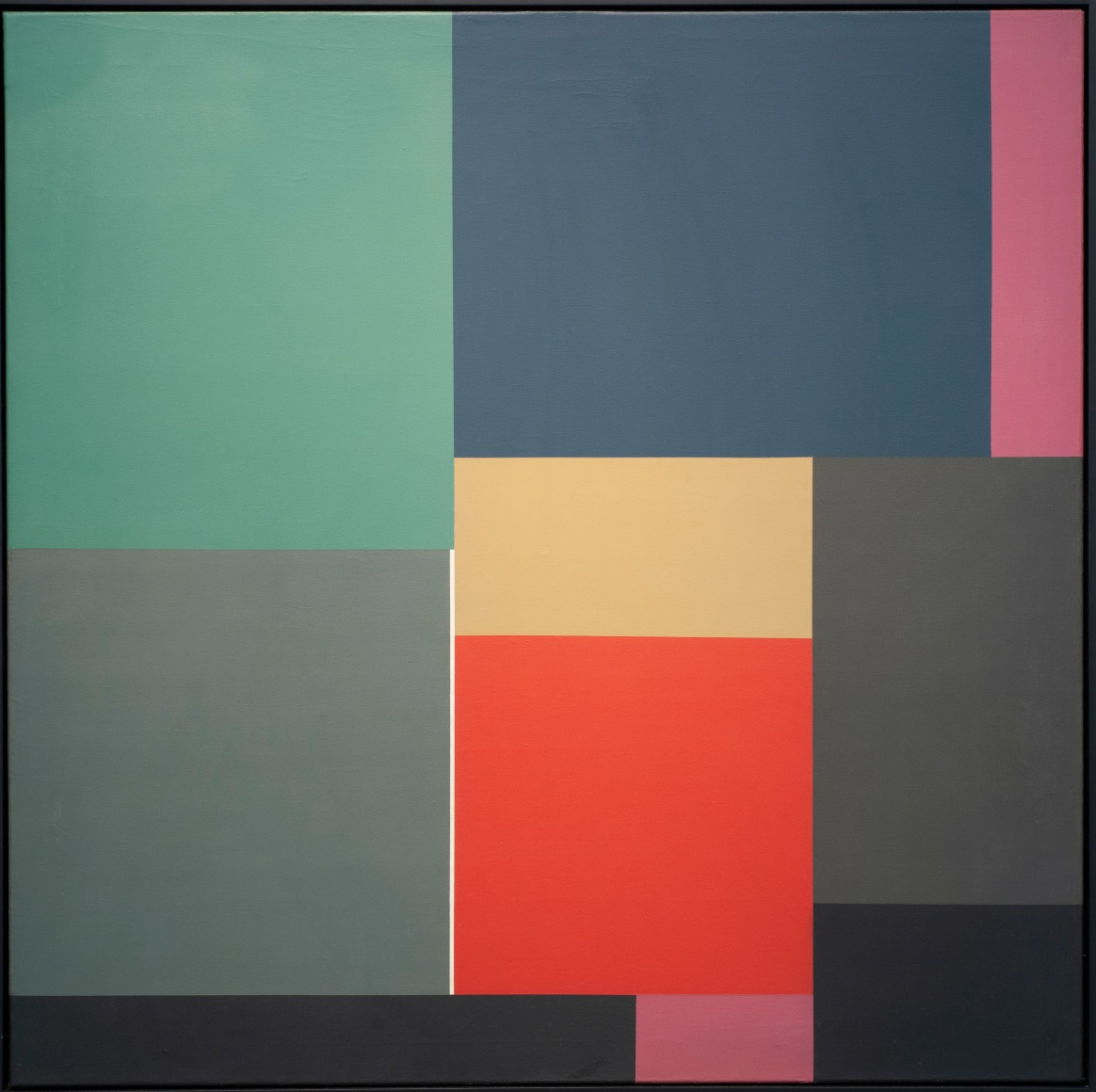 Mercedes Pardo, Untitled, 1976, Acrylic on canvas, 47 3/16 x 47 3/16 in. (120 x 120 cm.)