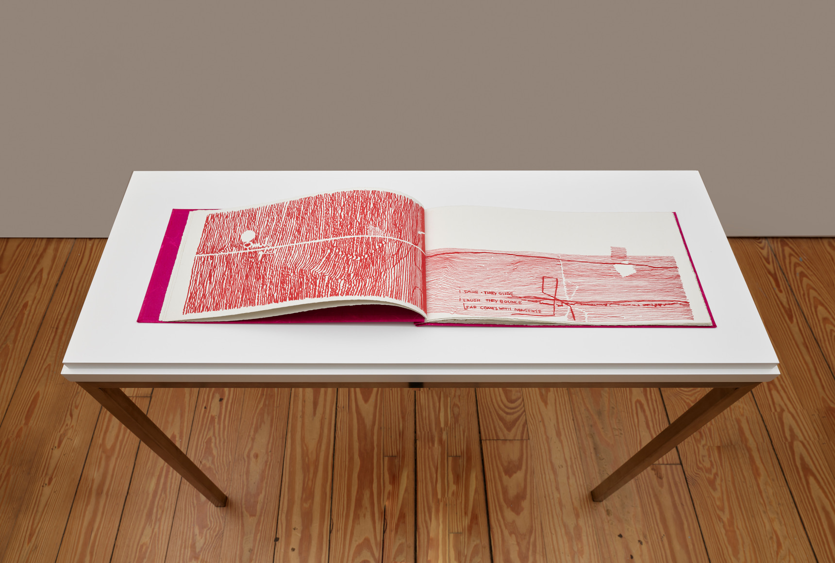 GEGO - Gertrud Goldschmidt, Lineas, 1966. Tamarind Lithograph Workshop, 7 27/32 x 16 17/32 in. (20 x 42 cm.)