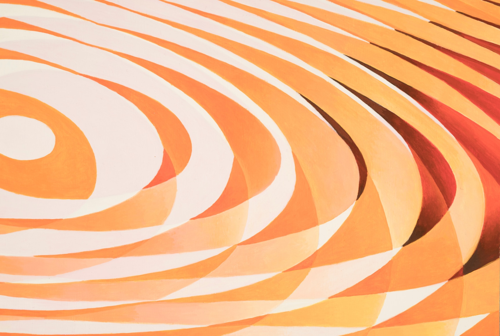 Melanie Smith, Psychoactive Render 12 (detail), 2022. Pigments on veneered wood panel, 21 5/8 x 21 5/8 in. (55 x 55 cm.)