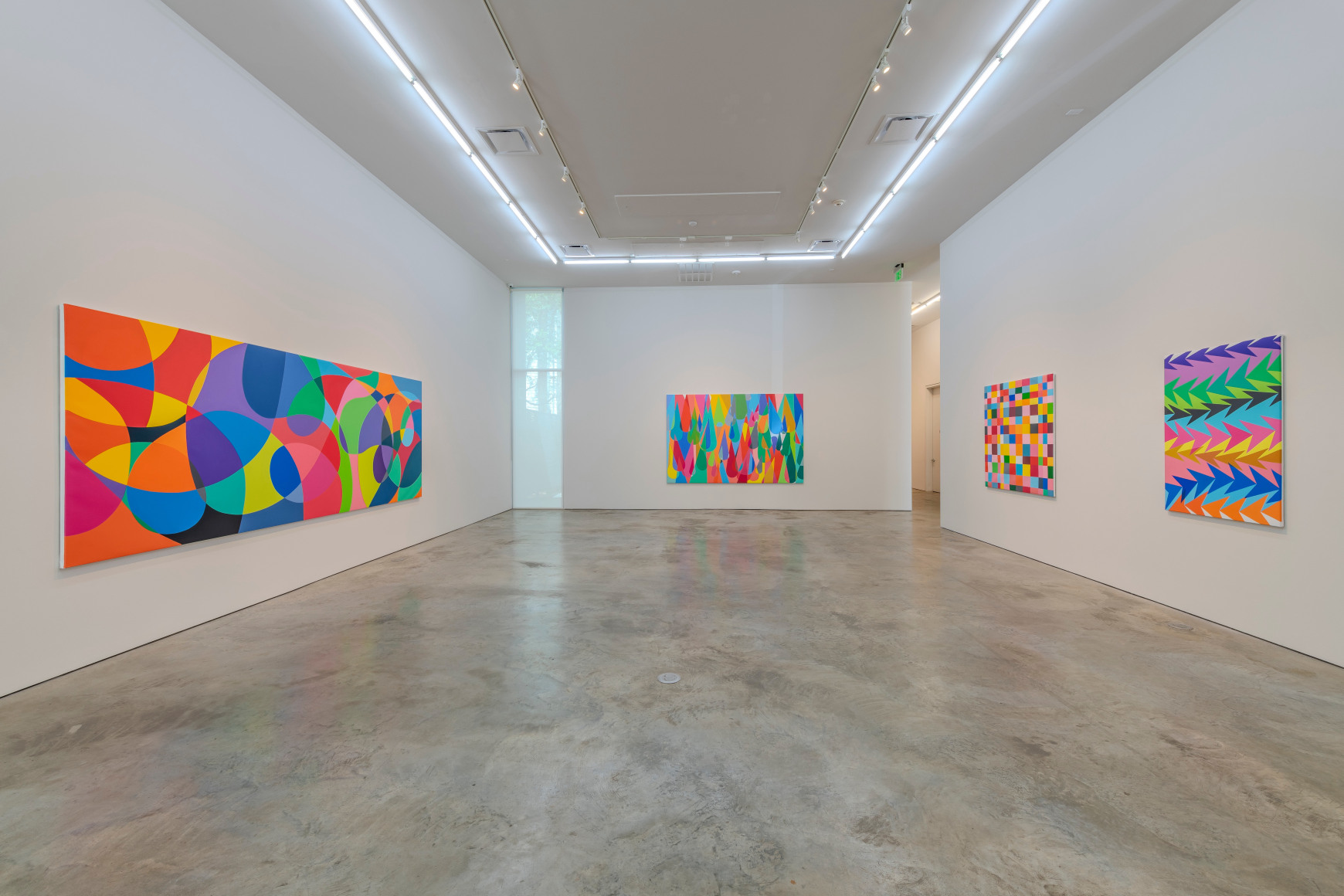 Graciela Hasper: Here Comes the Sun.&nbsp;installation at Sicardi | Ayers | Bacino. Photo by Anthony Rathbun.