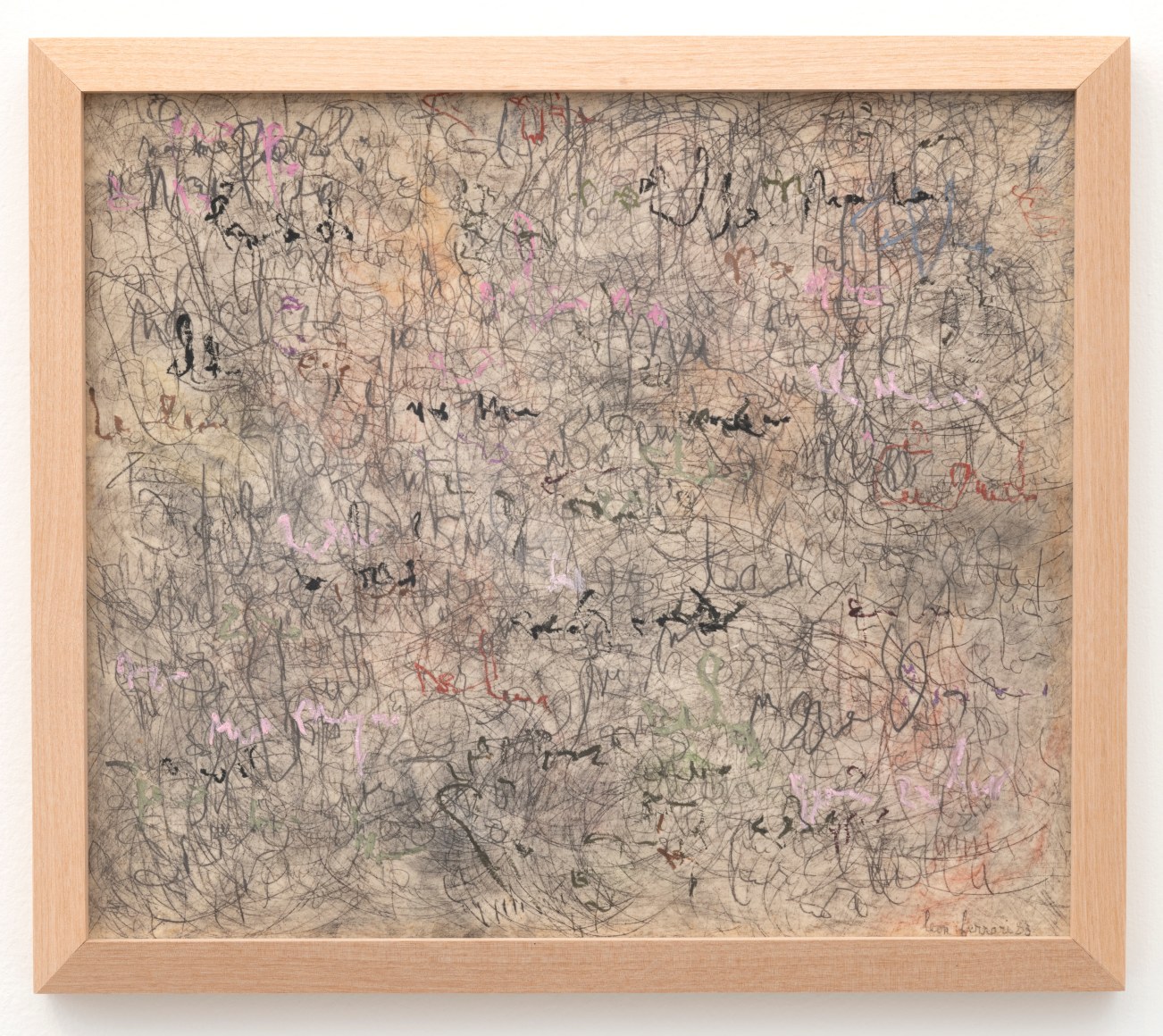 Le&oacute;n Ferrari.&nbsp;Sin T&iacute;tulo, 1983.&nbsp;Ink on polystyrene,&nbsp;12 19/32 x 14 5/32 in. (32 x 36 cm.)