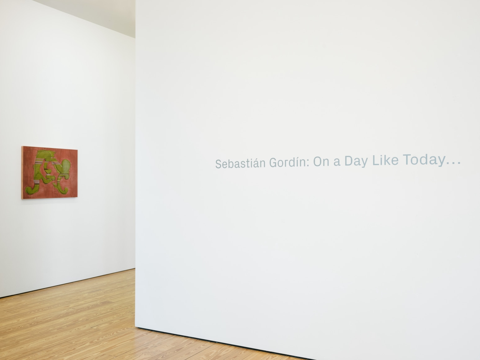 Installation view of&nbsp;Sebasti&aacute;n Gord&iacute;n: On a Day Like Today... at Sicardi | Ayers | Bacino, 2022.