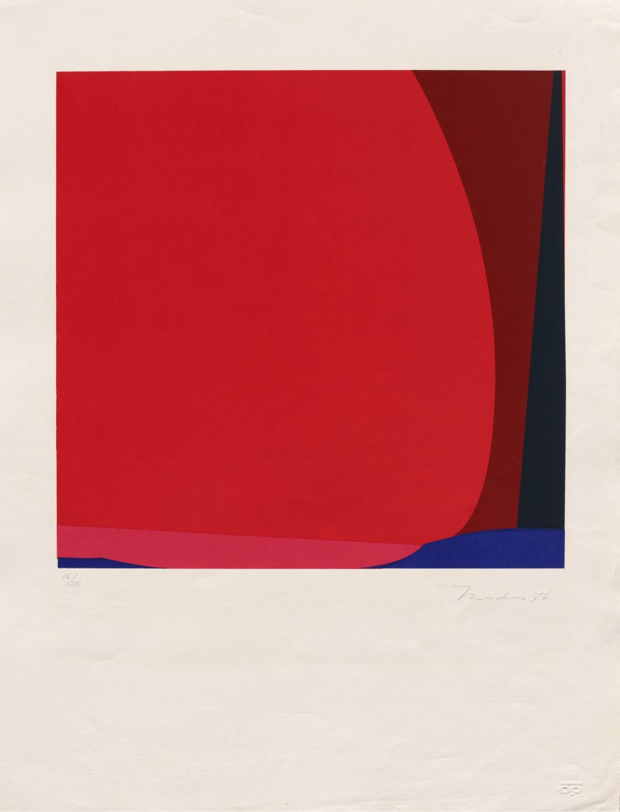 Mercedes Pardo, Untitled, Edition of 25, 1976.&nbsp;Serigraph on paper, 25 5/8 x 19 7/8 in. (65.1 x 50.5 cm.)