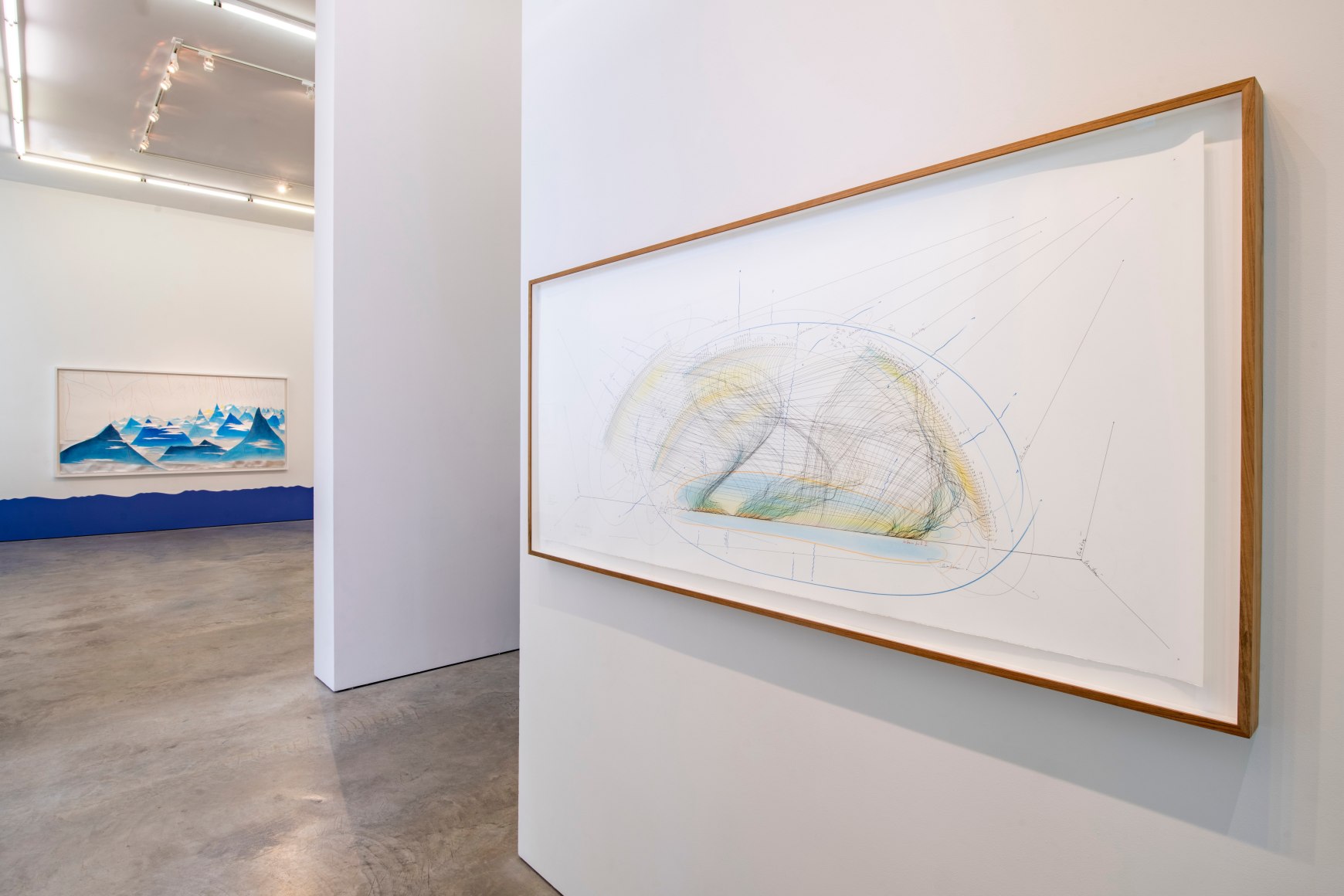 Jorinde Voigt: Shadows &amp;amp; Dyads at Sicardi | Ayers | Bacino, 2024. Photo by Anthony Rathbun.