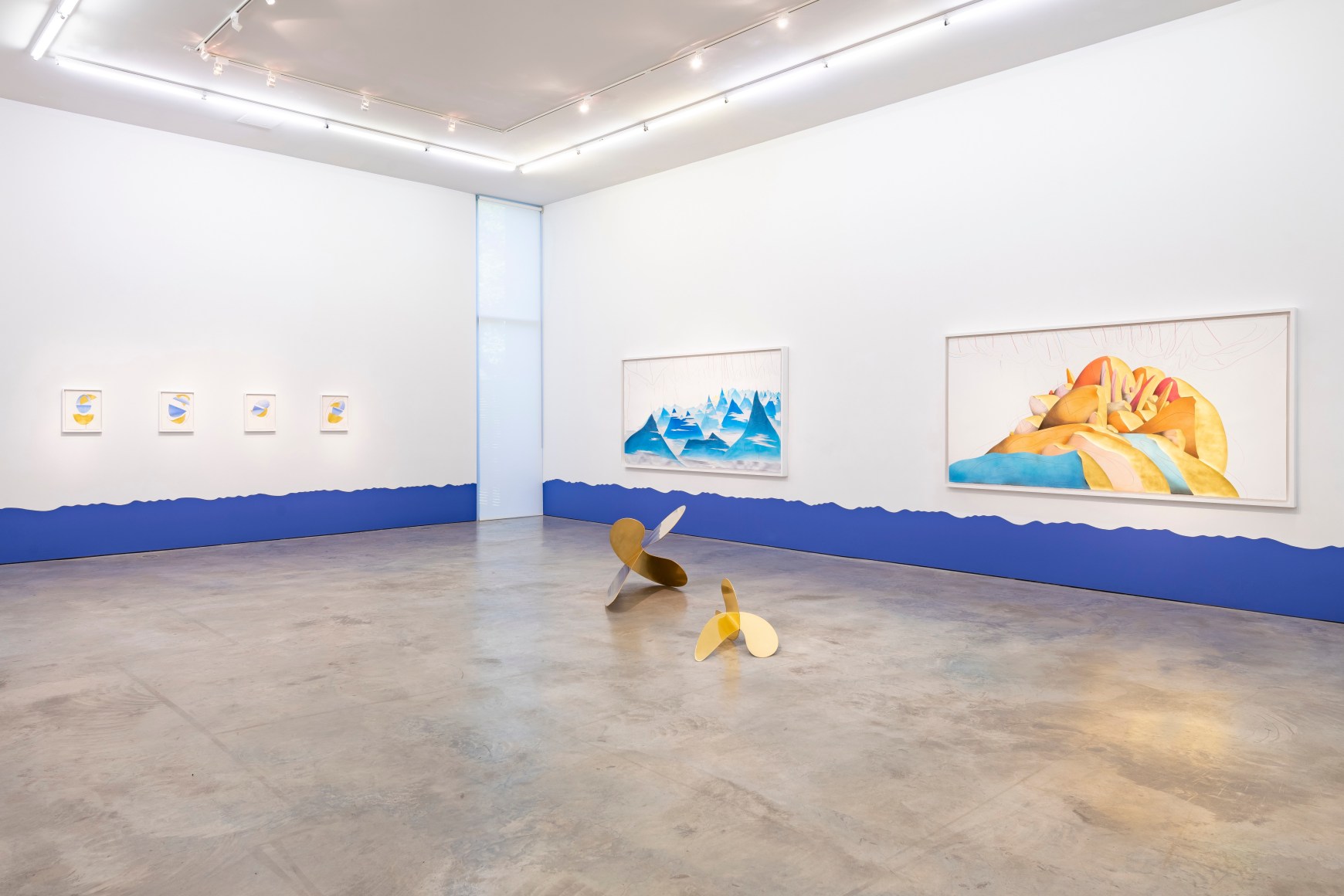 Jorinde Voigt: Shadows &amp;amp; Dyads at Sicardi | Ayers | Bacino, 2024. Photo by Anthony Rathbun.