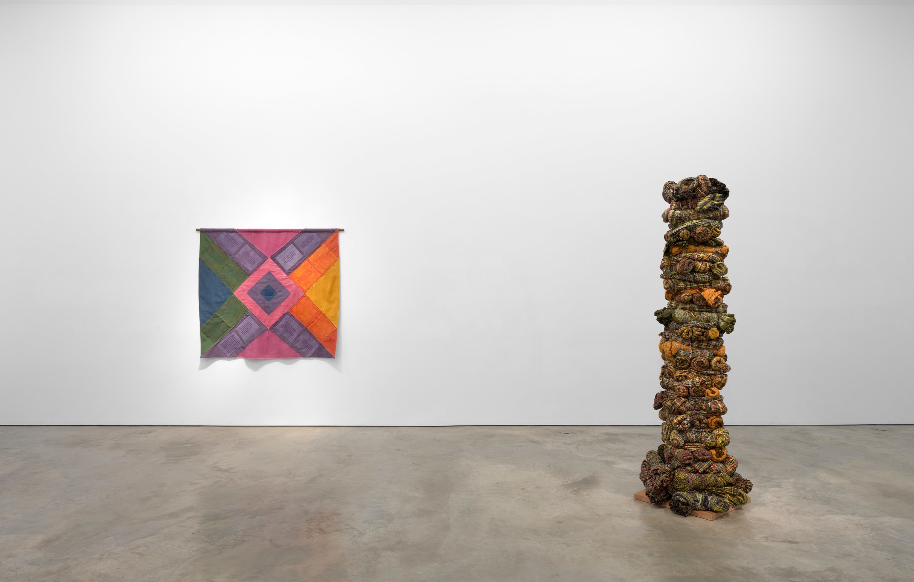 Installation view of Sandra Monterroso: The Healing Paradox at Sicardi | Ayers | Bacino, 2023.&nbsp;
