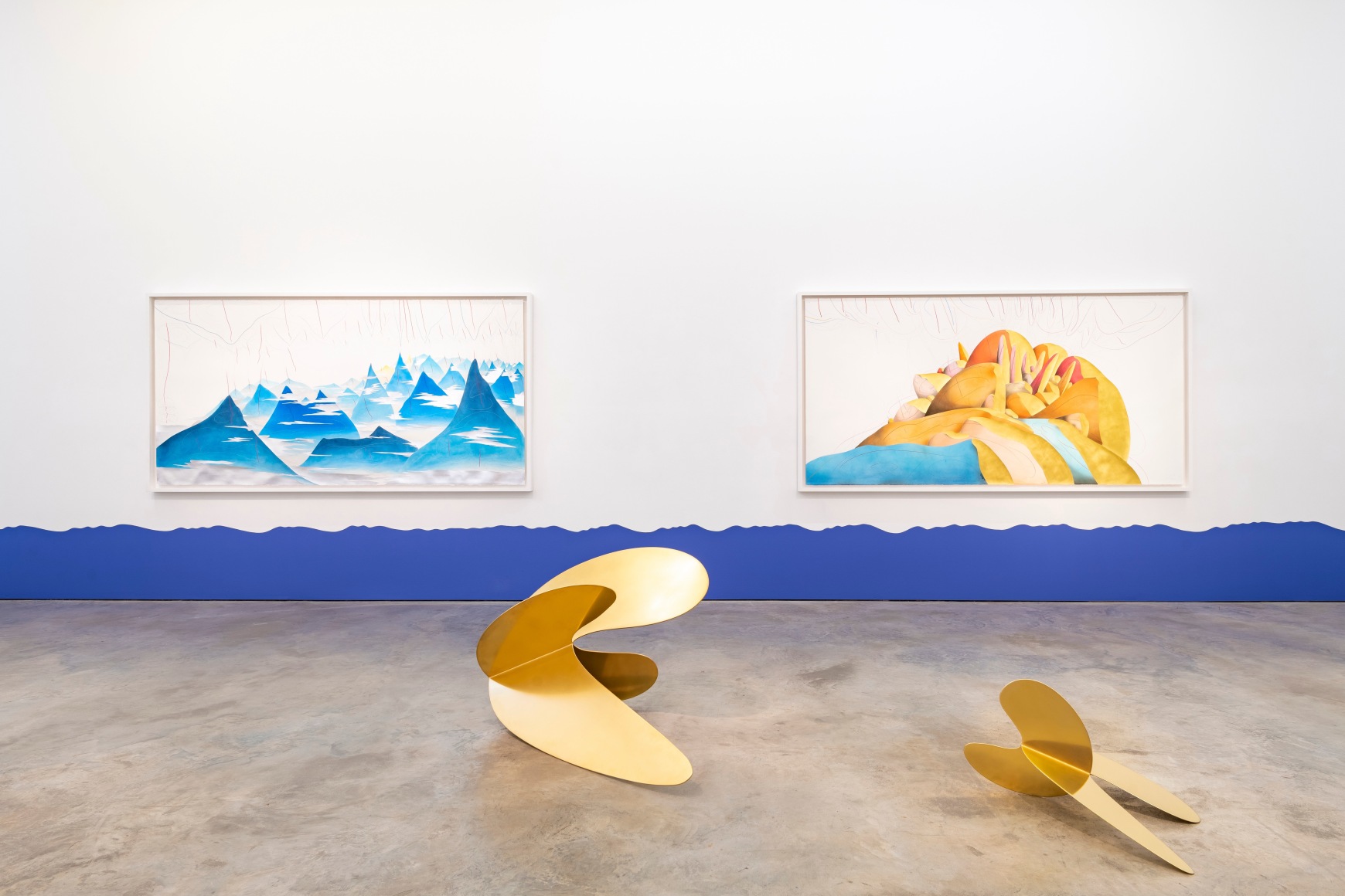 Jorinde Voigt: Shadows &amp;amp; Dyads at Sicardi | Ayers | Bacino, 2024. Photo by Anthony Rathbun.