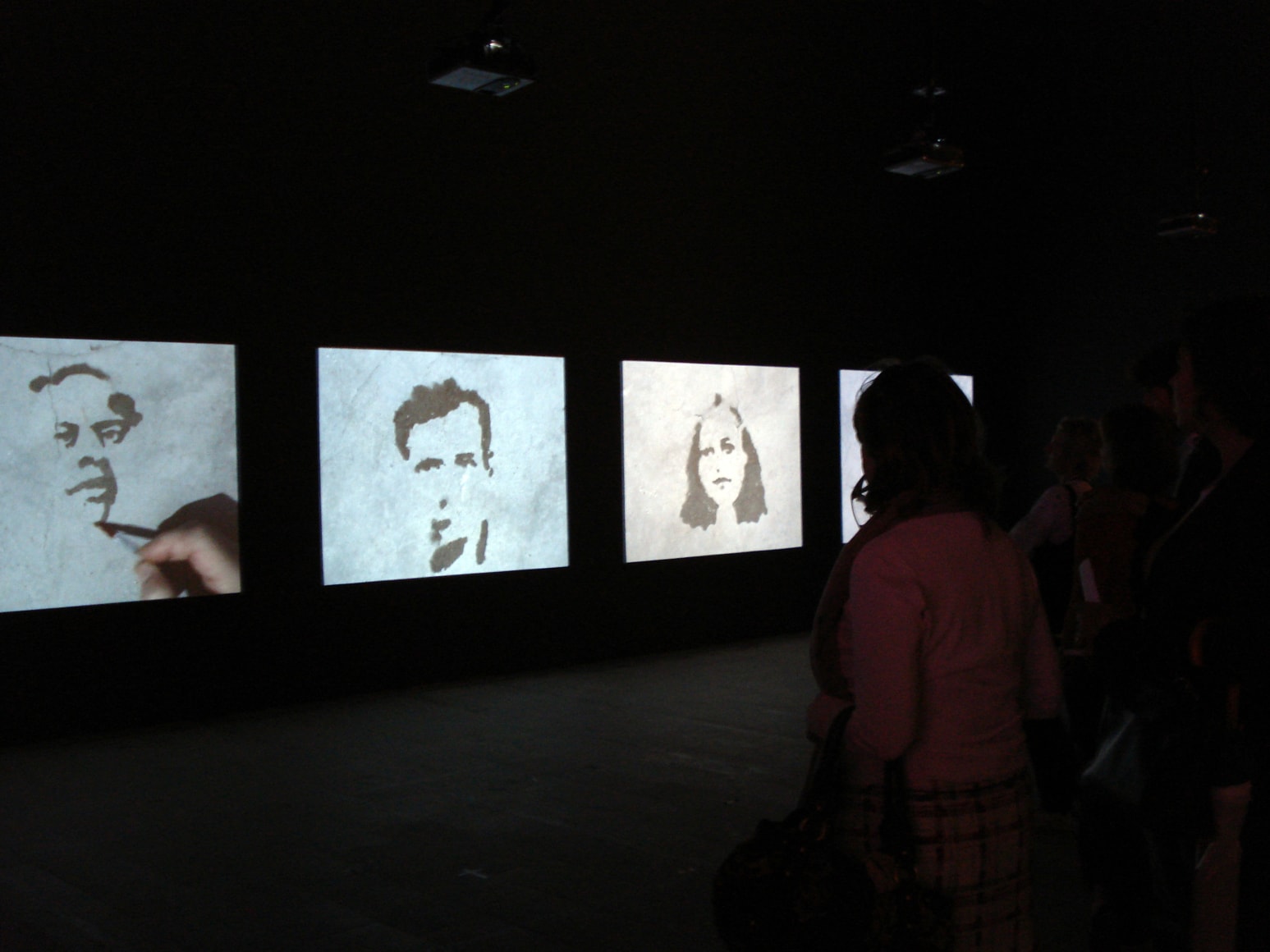 Oscar&nbsp;Mu&ntilde;oz, Proyecto para un memorial [Ed. of 5 + 2 AP], 2004-2005. 5 videos, no&nbsp;sound,&nbsp;7:30 min. 52nd International&nbsp;Venice Biennale, 2007.