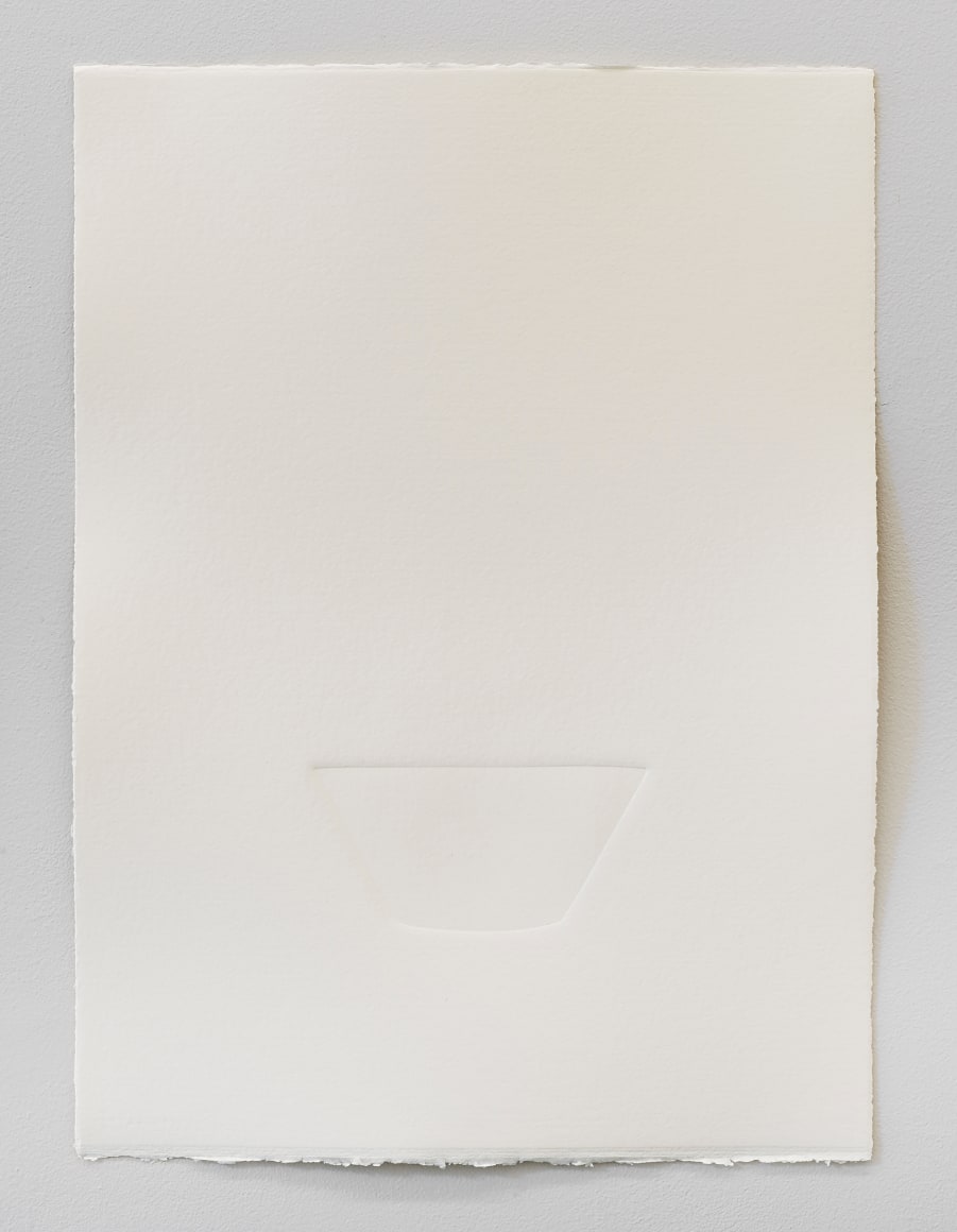 Reynier Leyva Novo, Solid Void #6, 2022. Embossed paper [Fabriano 300 lb.], 22 x 30 in.&nbsp;(55.9 x 76.2 cm.)