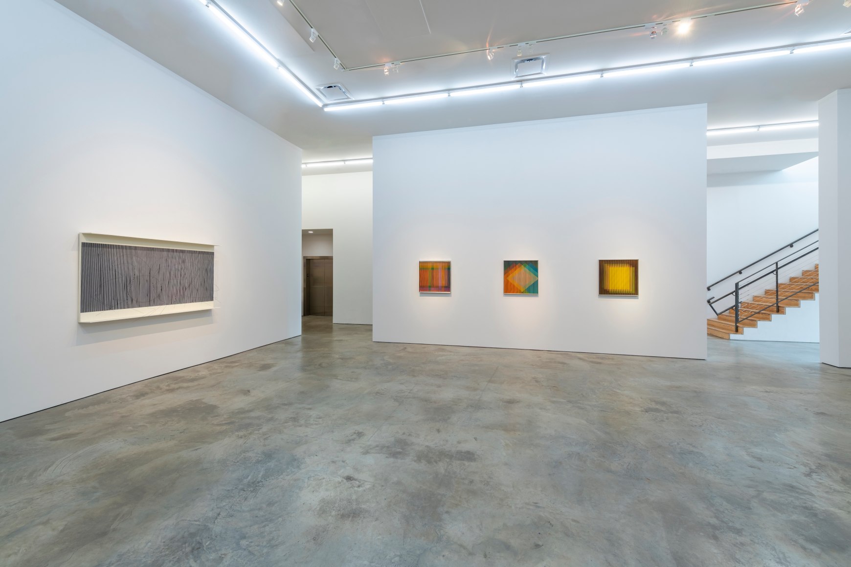 Color and Line, installation at Sicardi | Ayers | Bacino. Photo by Anthony Rathbun.