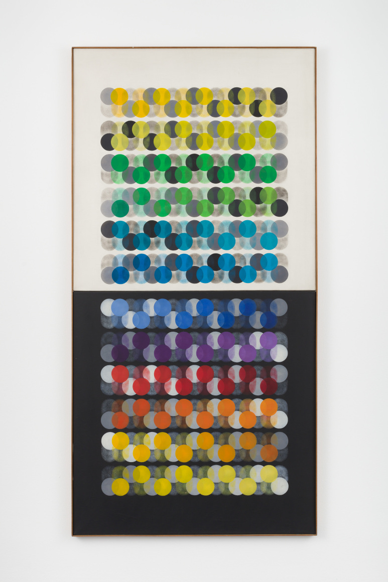 Manuel Espinosa,&nbsp;Variaci&oacute;n Crom&aacute;tica, 1966, Oil on canvas,&nbsp;94 7/16 x 47 3/16 in.