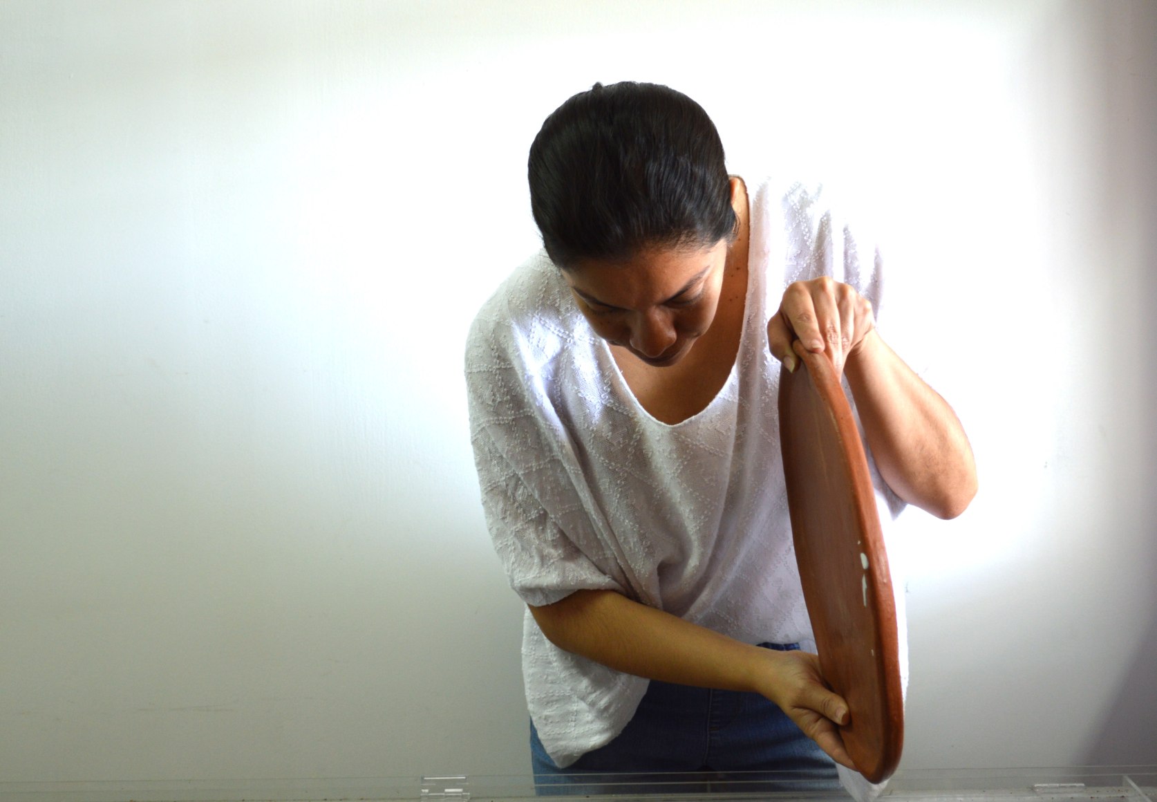 Sandra Monterroso in her Guatemala City studio.