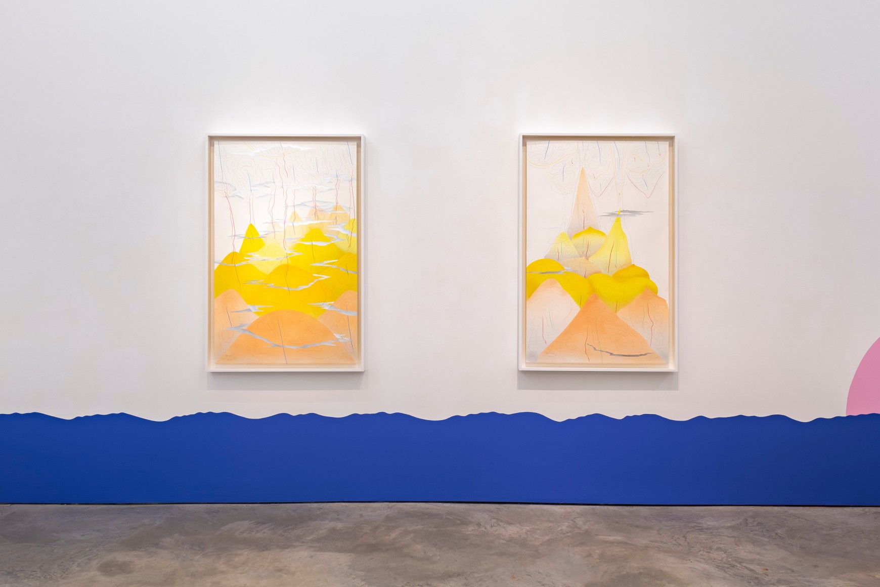 Jorinde Voigt: Shadows &amp;amp; Dyads at Sicardi | Ayers | Bacino, 2024. Photo by Anthony Rathbun.