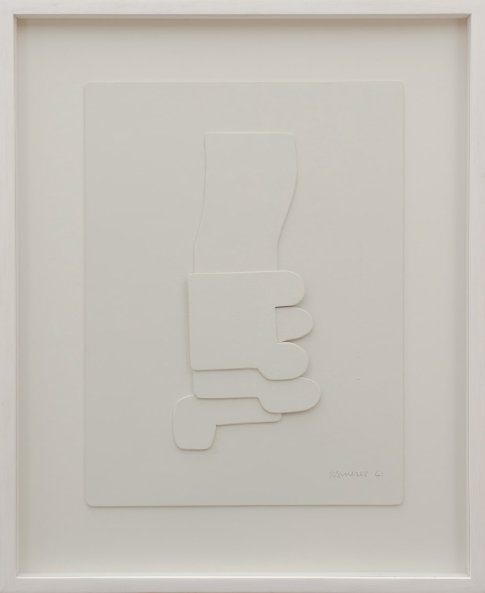 Eduardo Ram&iacute;rez Villamizar, Vertical Relief, 1961, Painted wood, 15 &frac34; x 11 13/16 x 1 3/16 in.