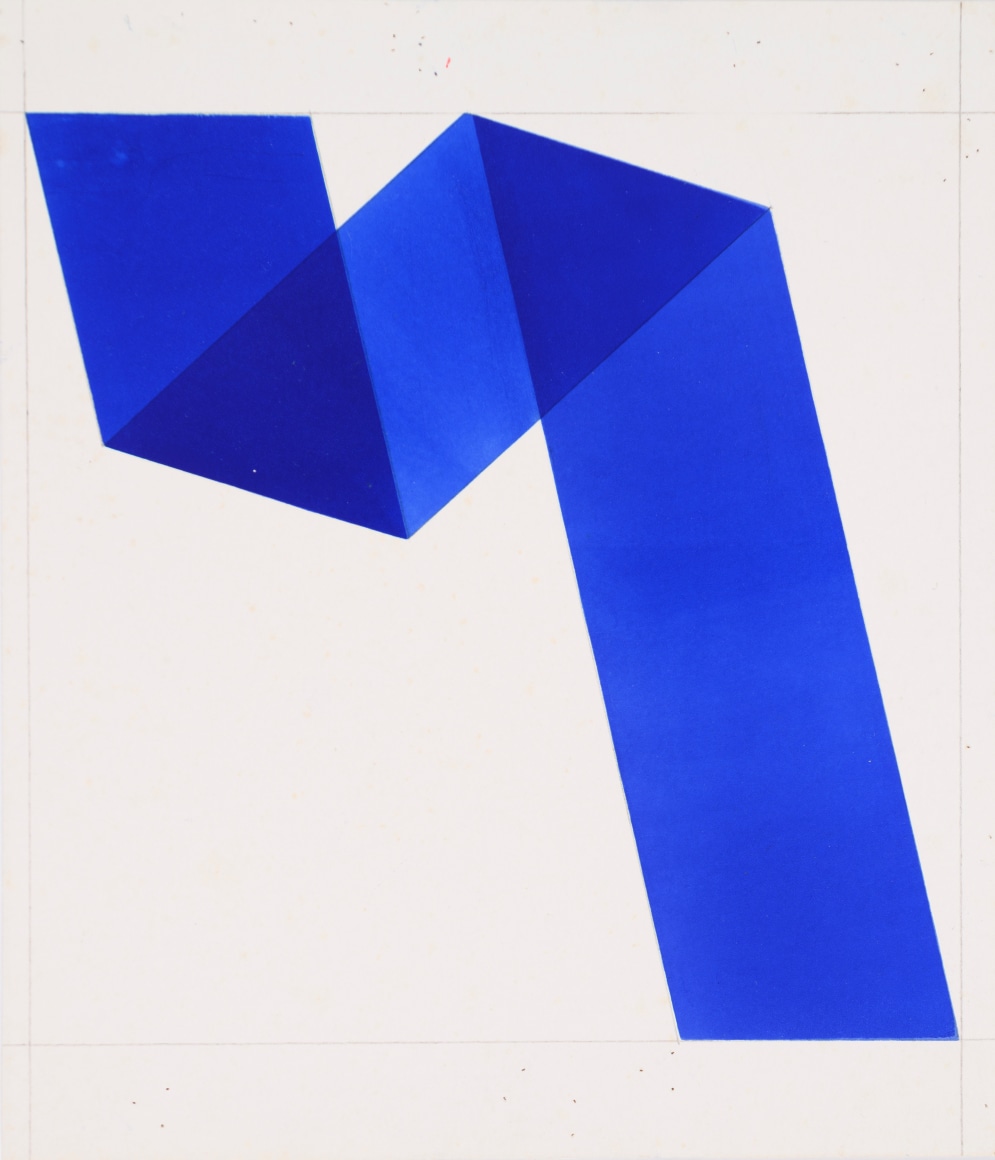 Manuel Espinosa, Untitled, [Serie Lit. color sobre blanco], c.1974. Lithographic ink on paper, 9 3/4 x 8 3/8 in. (24.8 x 21.3 cm.)