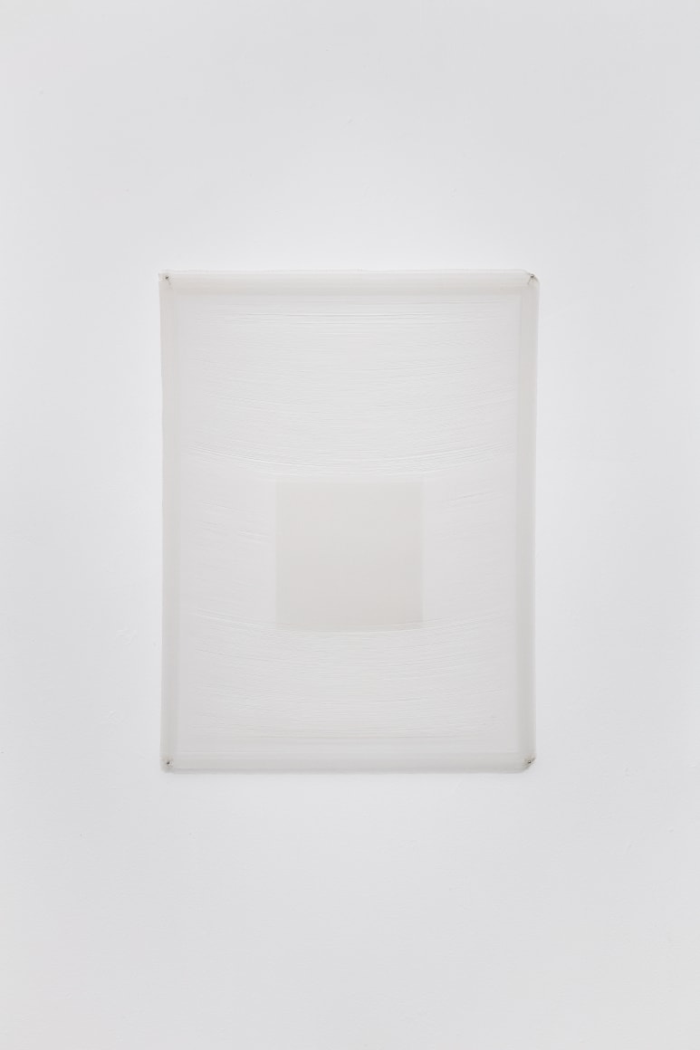 Marina Weffort,&nbsp;Untitled, 2015. Fabric and rivets, 20 x 16 x 1 in. (50.8 x 40.6 x 2.5 cm.)