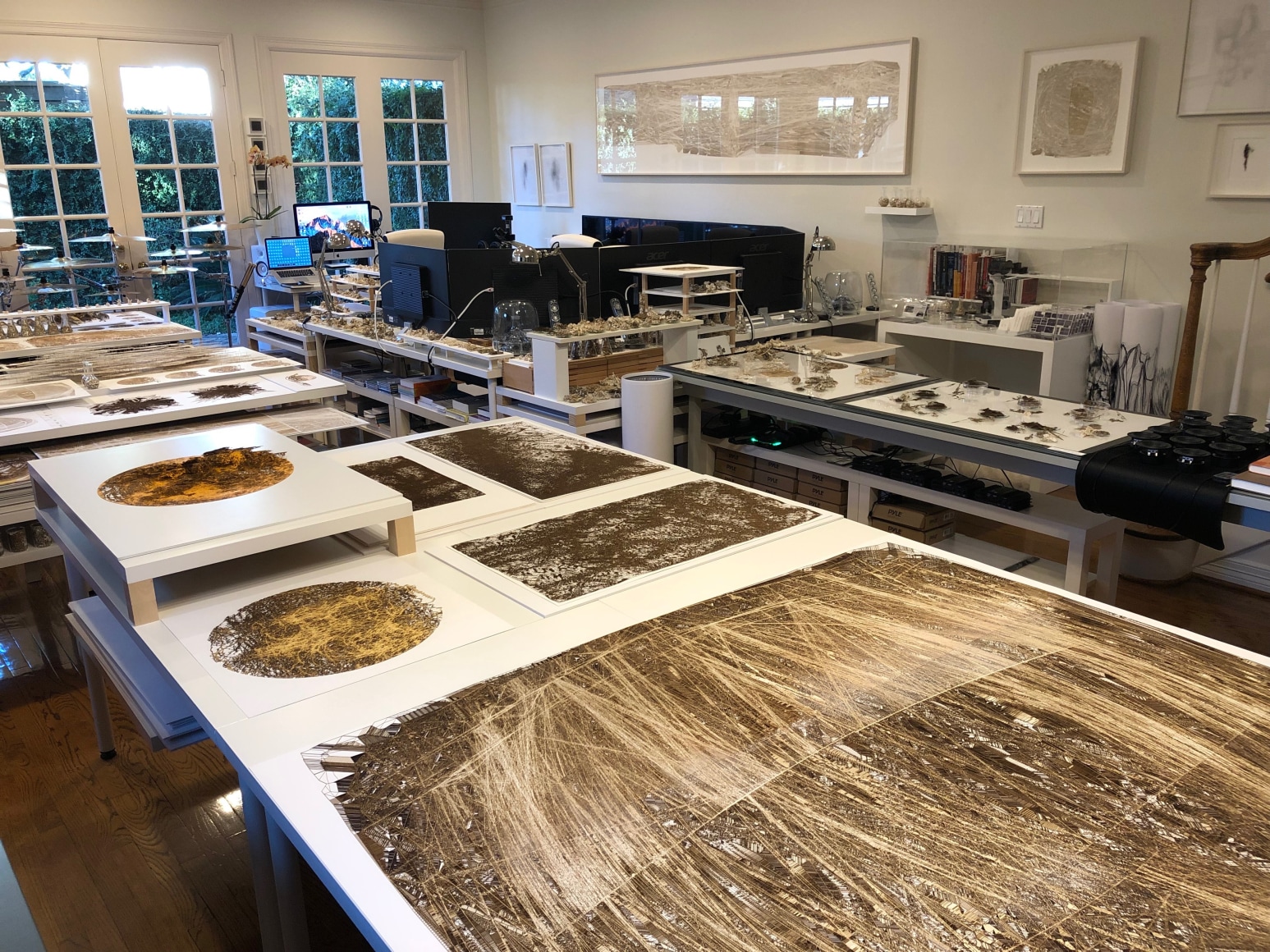 Gustavo D&iacute;az&#039;s studio, Houston,&nbsp;2020.