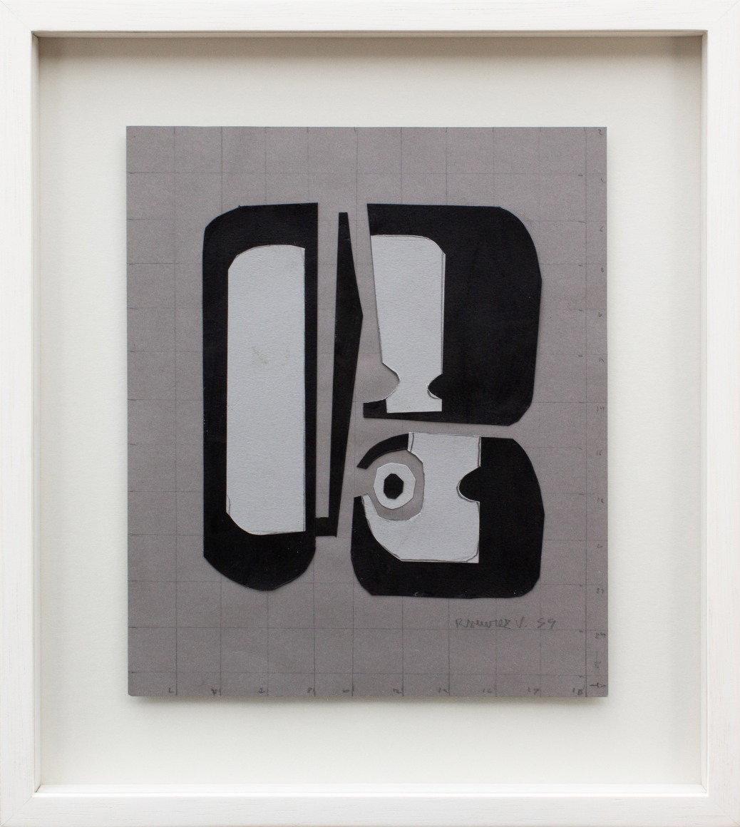 Eduardo Ram&iacute;rez Villamizar, Collage, 1959, Cut cardboard, 9 13/16 x 8 &frac14; in.