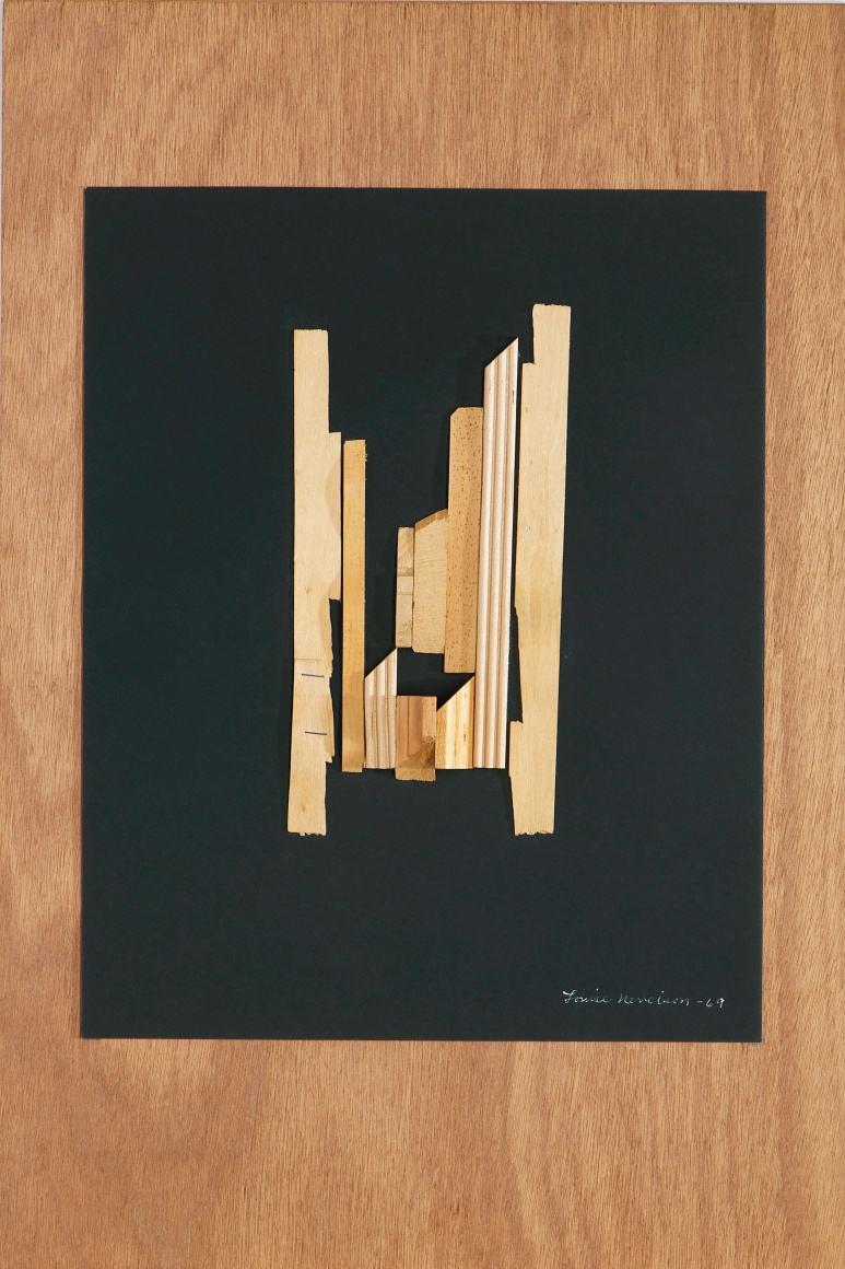 Louise Nevelson, Untitled, 1969, cardboard and wood collage on board, 29 15/16 x 20 1/16 in. &copy; 2025 Estate of Louise Nevelson / Artists Rights Society (ARS), New York