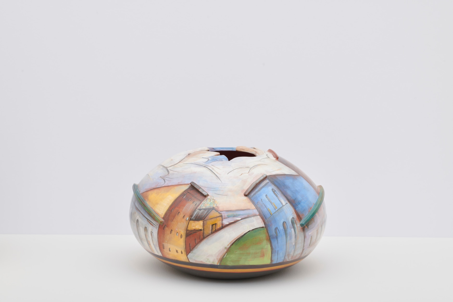 Lidya Buzio. VII, 2005, painted earthenware, 5 1/2 x 10 in