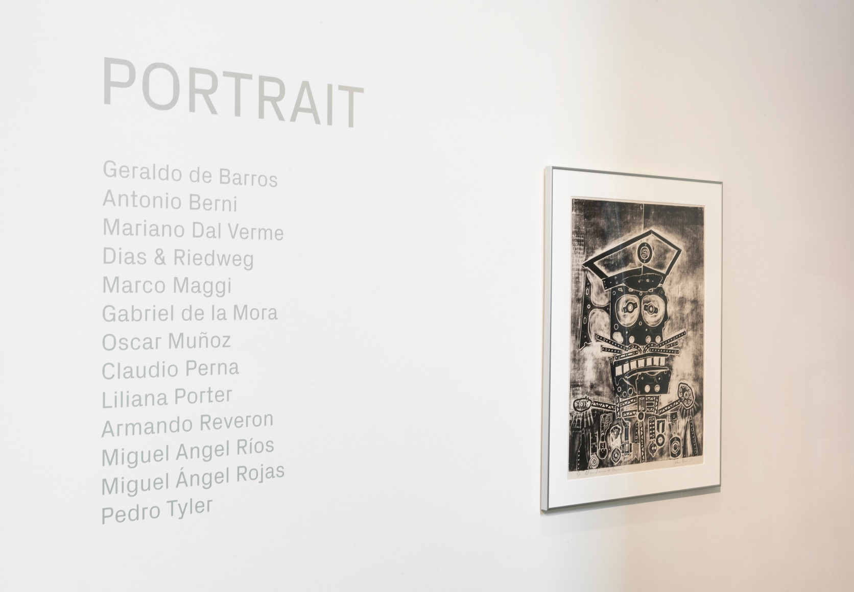 Portrait&nbsp;Installation at Sicardi | Ayers | Bacino, 2018. Photo by Paul Hester.