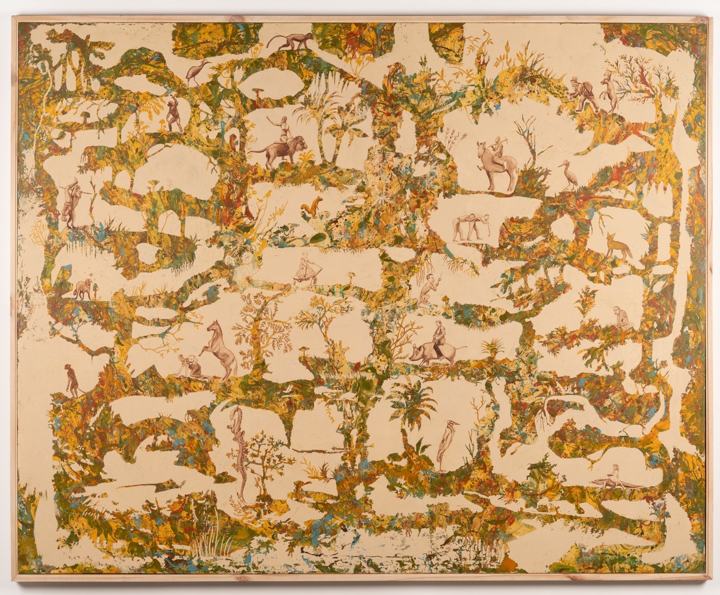 Rodrigo Facundo, Manimal, 2022, Acrylic on canvas, 59 x 86 ⅝ in. (149.9 x 220 cm.)