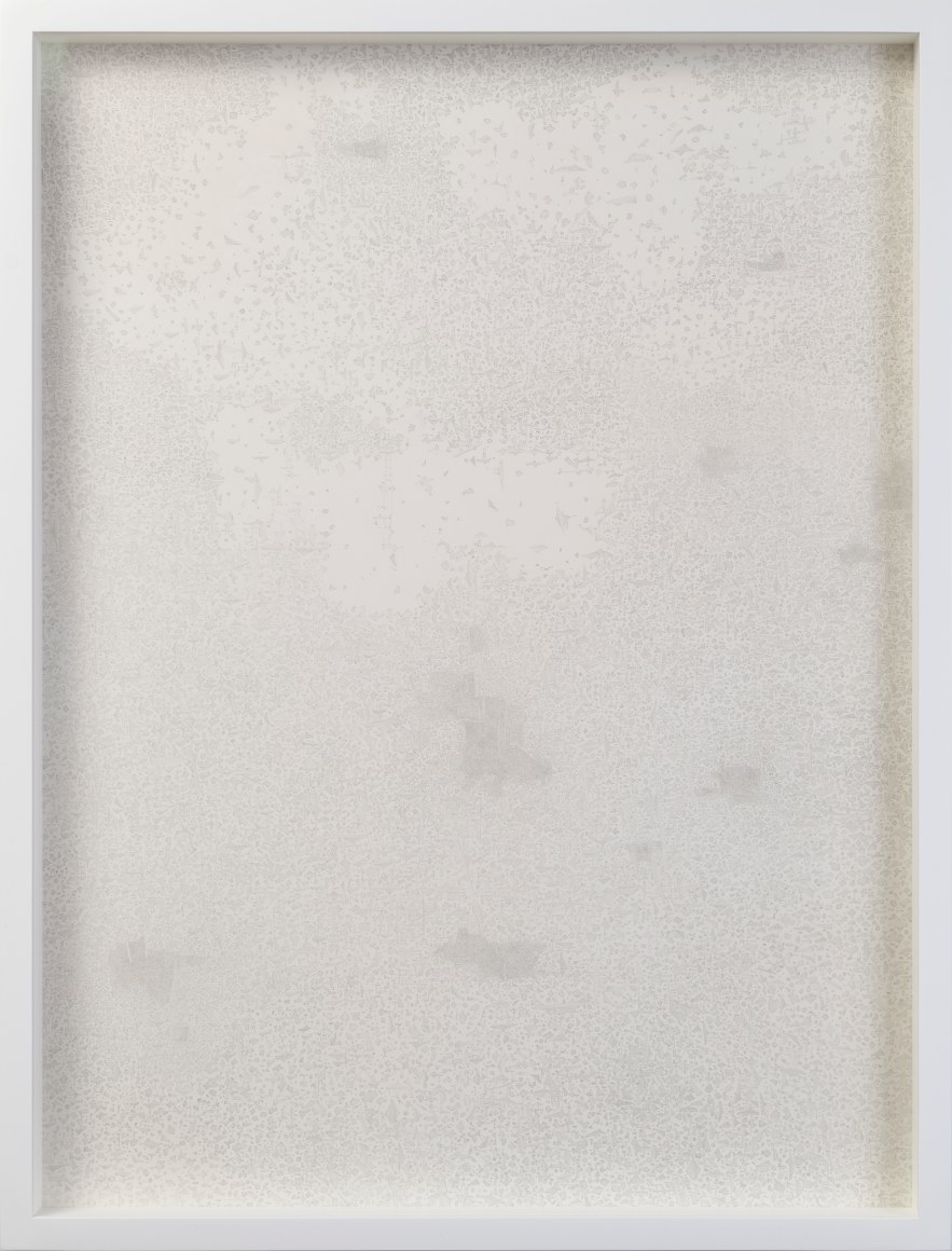 Marco Maggi, Landmark, 2021. Pencil on clay, 24 x 18 in. (61 x 45.7 cm.)