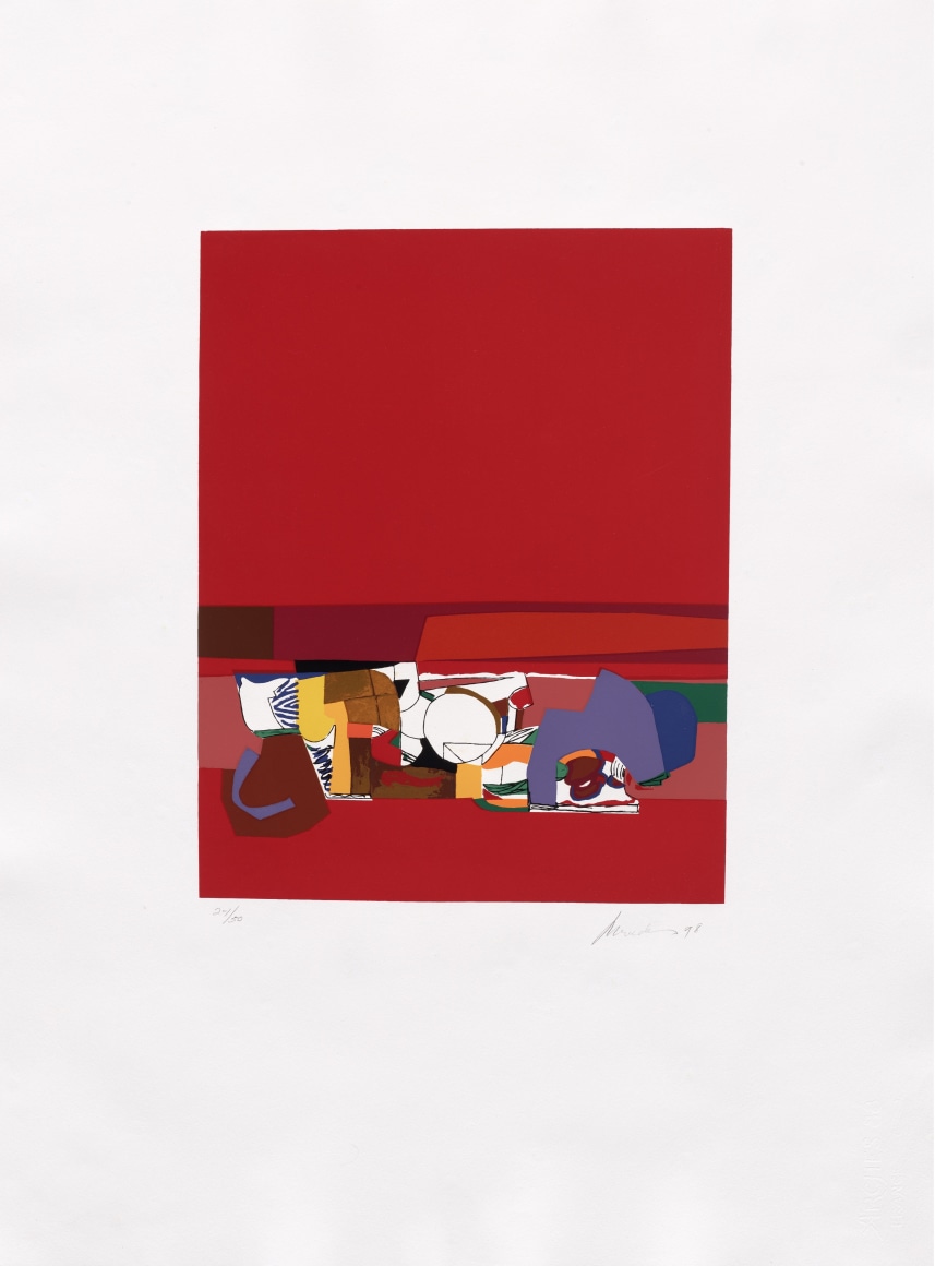 Mercedes Pardo, Untitled, Edition of 50, 1998. Serigraph on paper,&nbsp;31 x 24 1/8 in. (78.7 x 61.3 cm.)