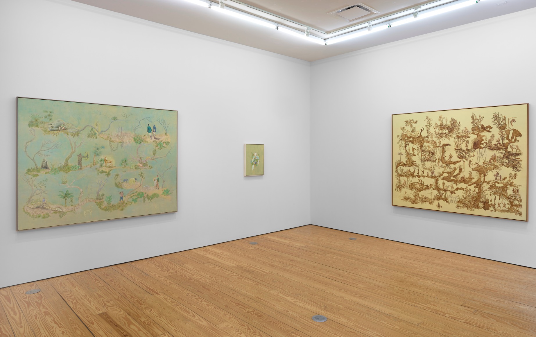 Installation view of Rodrigo Facundo: Shifting Grounds at Sicardi | Ayers | Bacino, 2023.&nbsp;