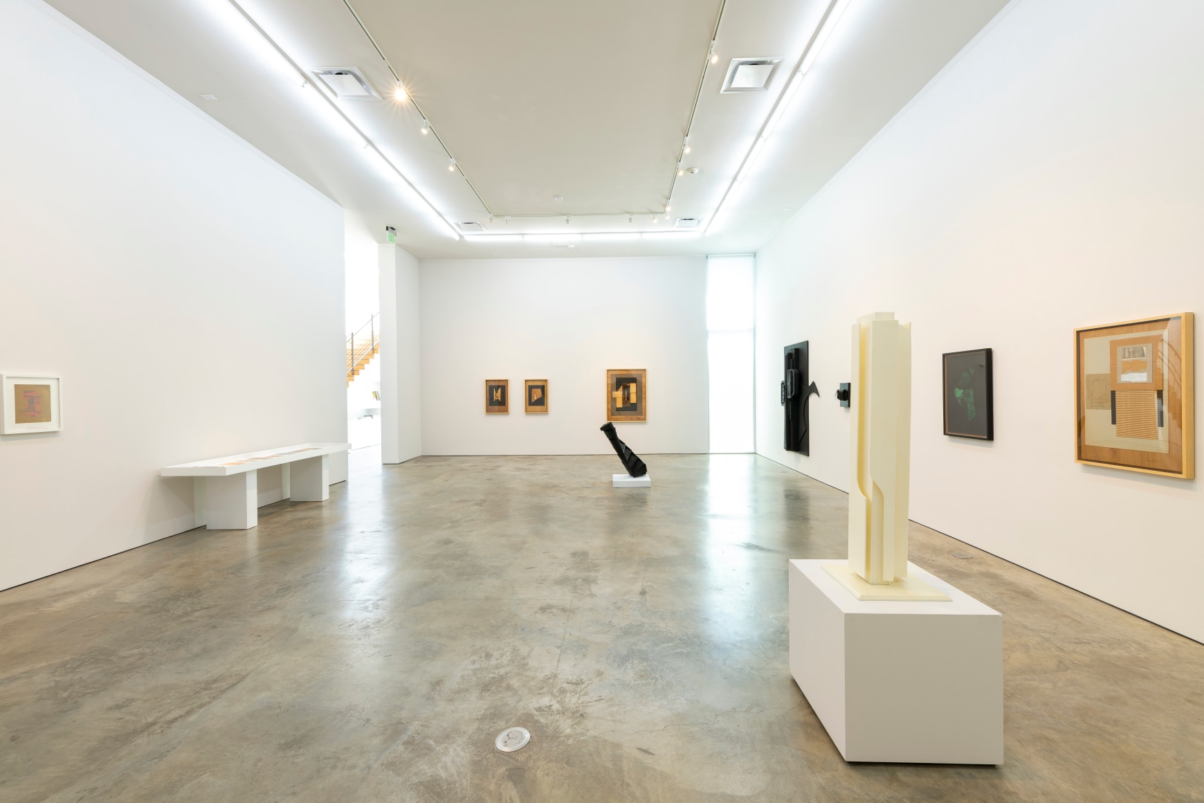 Installation View. New Classicism in Collage: Edgar Negret, Louise Nevelson, Eduardo Ram&iacute;rez Villamizar