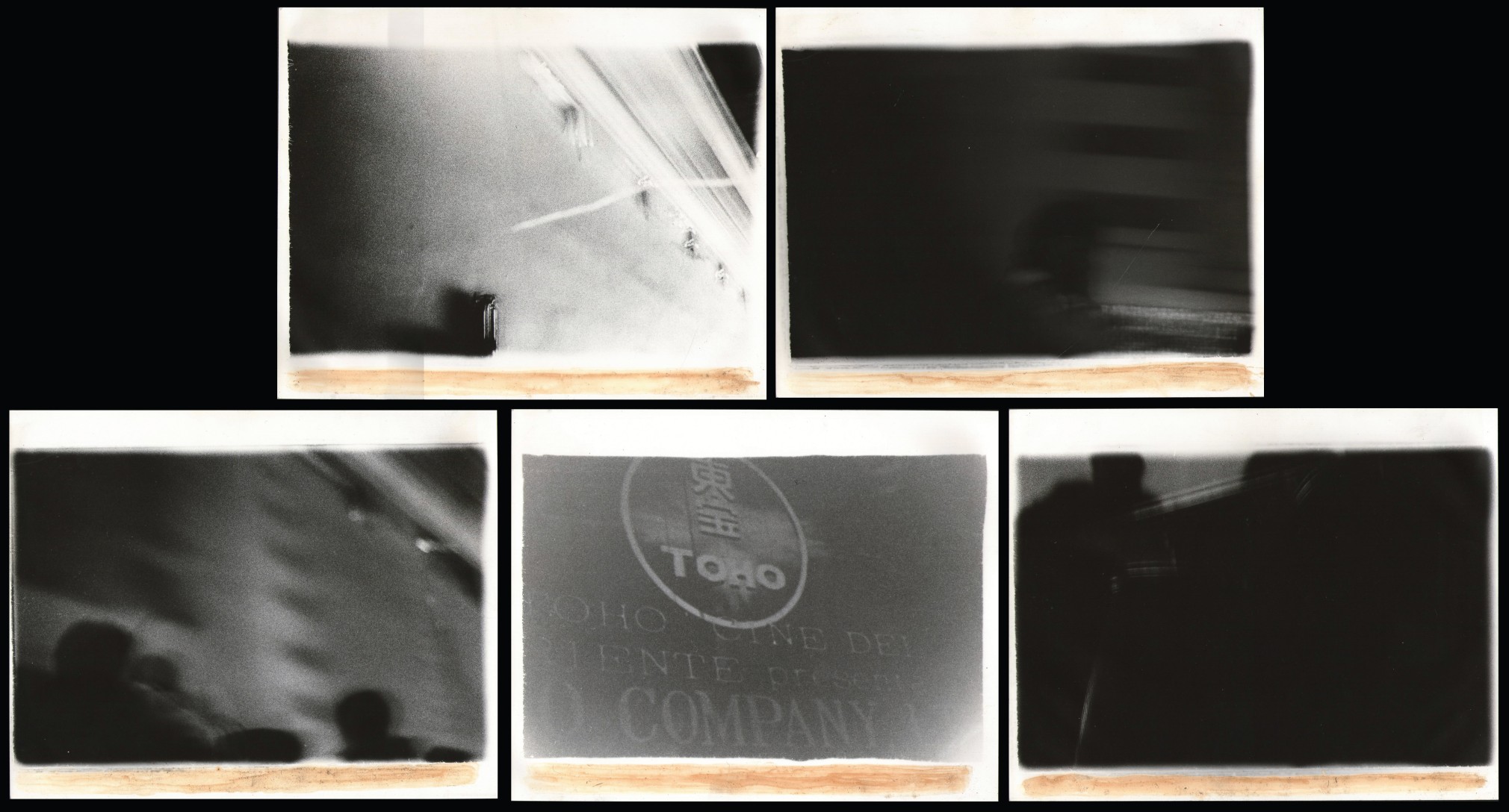 Miguel &Aacute;ngel Rojas. Espermarios, 1979. 5 Vintage silver gelatin prints &amp;amp; organic human fluid, 8 x 10 in. (20.3 x 25.4 cm.) each