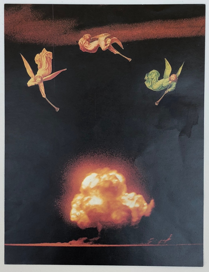 Le&oacute;n Ferrari.&nbsp;Apocal&iacute;psis, from the Relecturas de la Biblia series, 1986.&nbsp;Collage,&nbsp;9 15/32 x 7 7/32 in. (24.1 x 18.4 cm.)