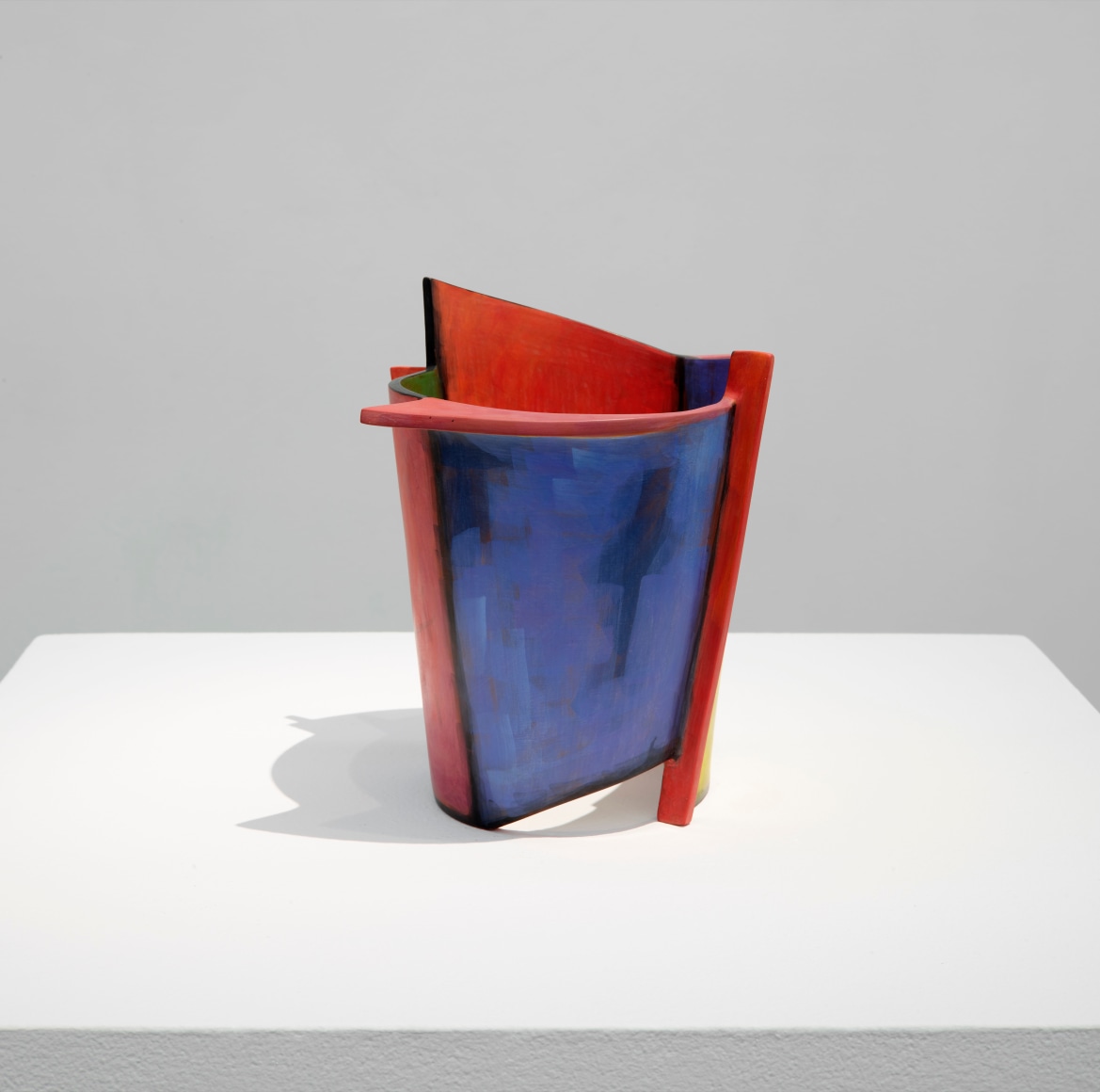 Lidya Buzio, XVI, 2012. Painted earthenware, 9 3/4 x 11 x 9 1/4 in. (24.8 x 27.9 x 23.5 cm.)