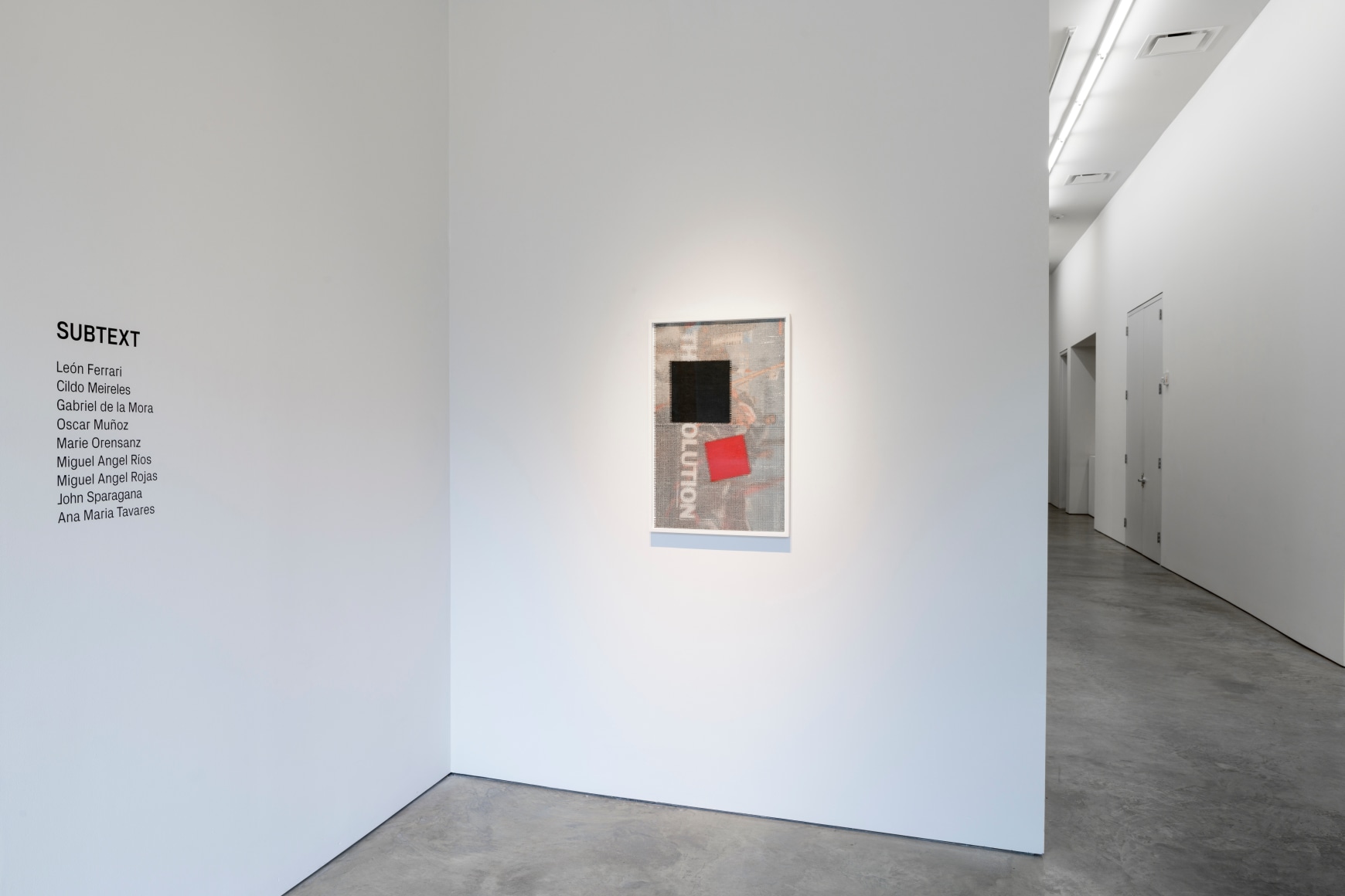 Installation view of&nbsp;Subtext&nbsp;at Sicardi | Ayers | Bacino, 2021.