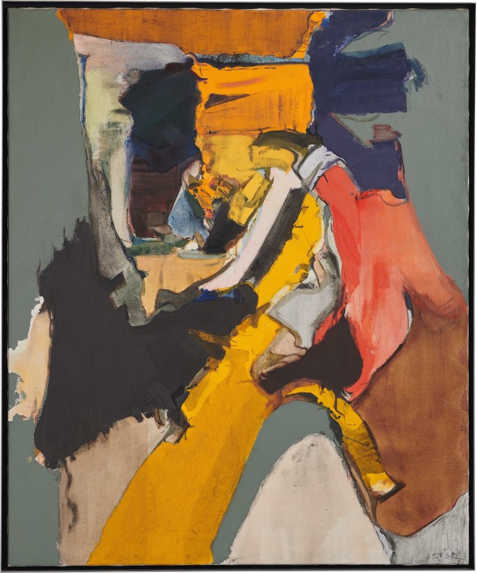 Fanny San&iacute;n, Oil No 3, 1966. Oil on canvas, 59 x 49 &frac14; in. (150 x 125 cm.)
