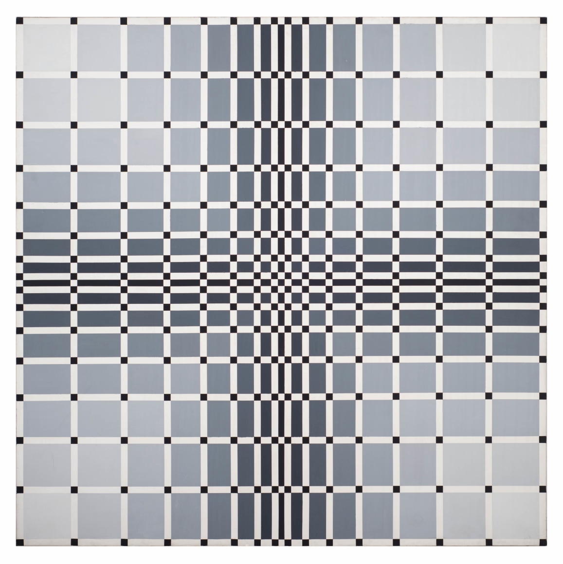 Francisco Sobrino,&nbsp;Untitled, 1959-1970. Acrylic on canvas, 47 1/4 x 47 1/4 in. (120 x 120 cm.)