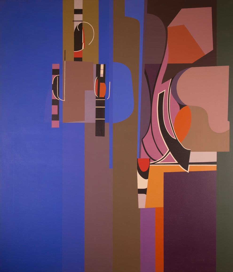 Mercedes Pardo Ponte, Nidal de formas, 1991. Acrylic on canvas, 71 5/8 x 62 3/16 in. (182 x 158 cm.)