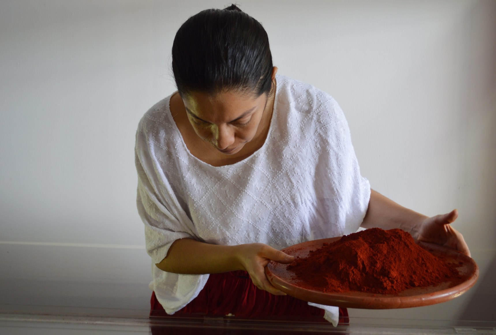 Sandra Monterroso in her Guatemala City studio.