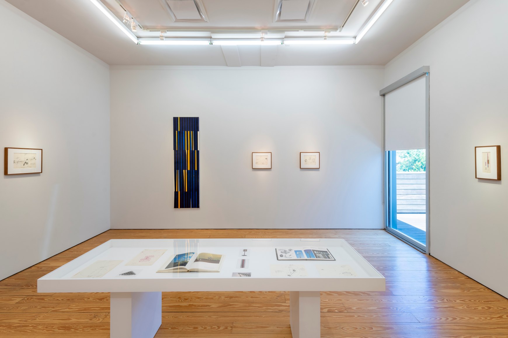 Alejandro Otero, Drawings for Sculptures: The Dimension of Flight, Installation at Sicardi | Ayers | Bacino, 2024. Photo by Anthony Rathbun.