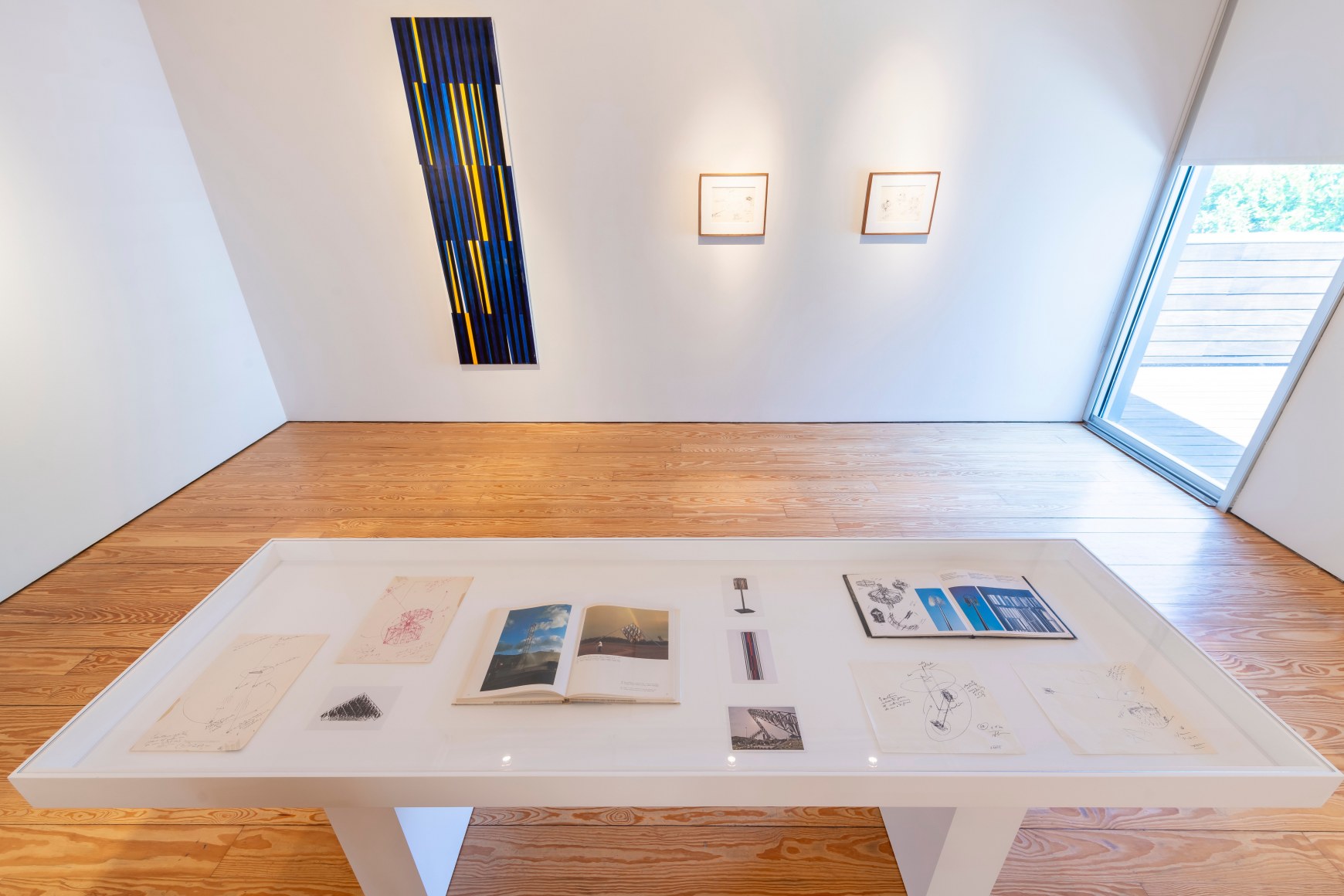 Alejandro Otero, Drawings for Sculptures: The Dimension of Flight, Installation at Sicardi | Ayers | Bacino, 2024. Photo by Anthony Rathbun.