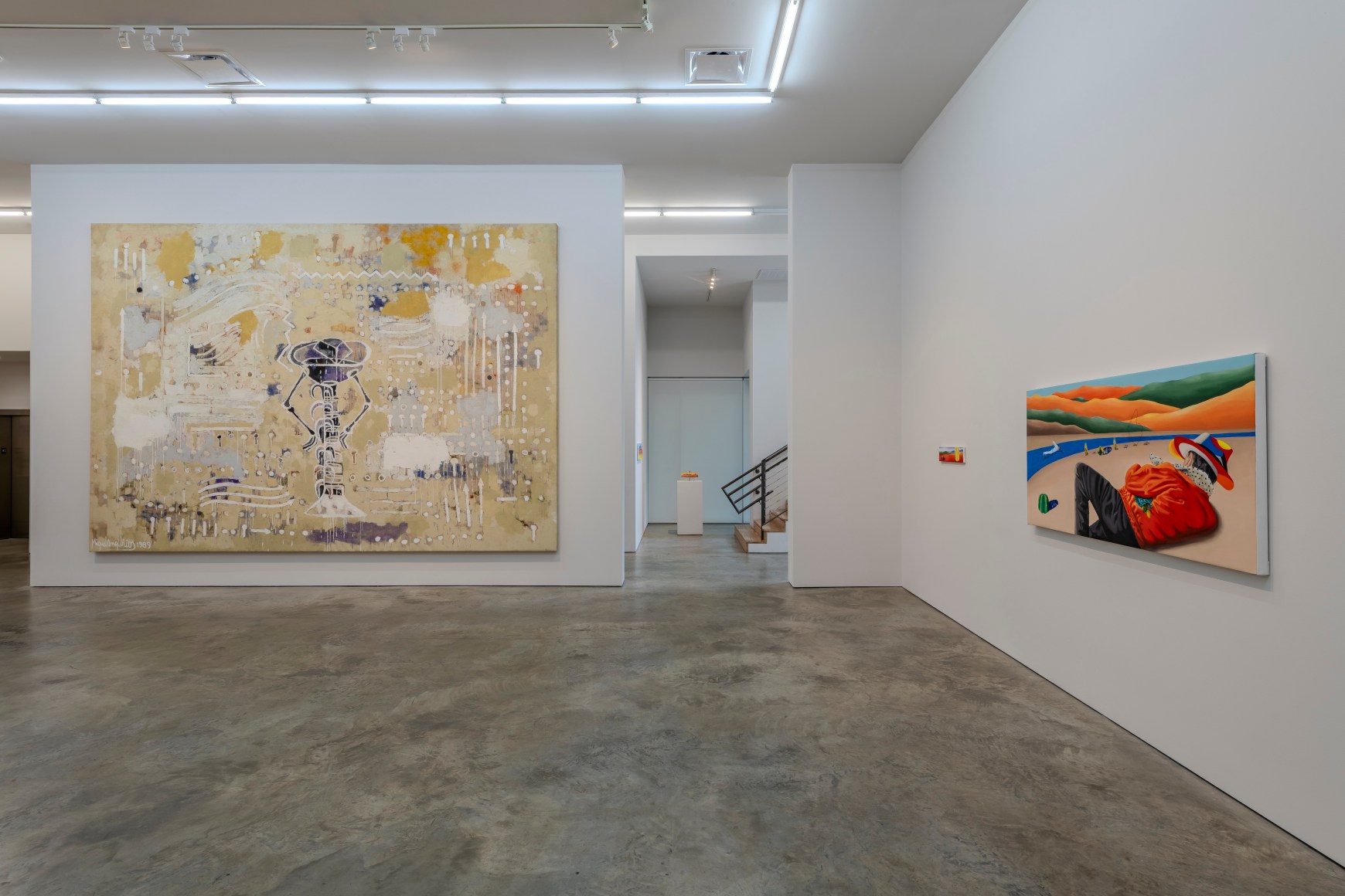 Miguel Angel R&iacute;os: Merged with Vastness, installation at Sicardi | Ayers | Bacino. Photo by Anthony Rathbun.