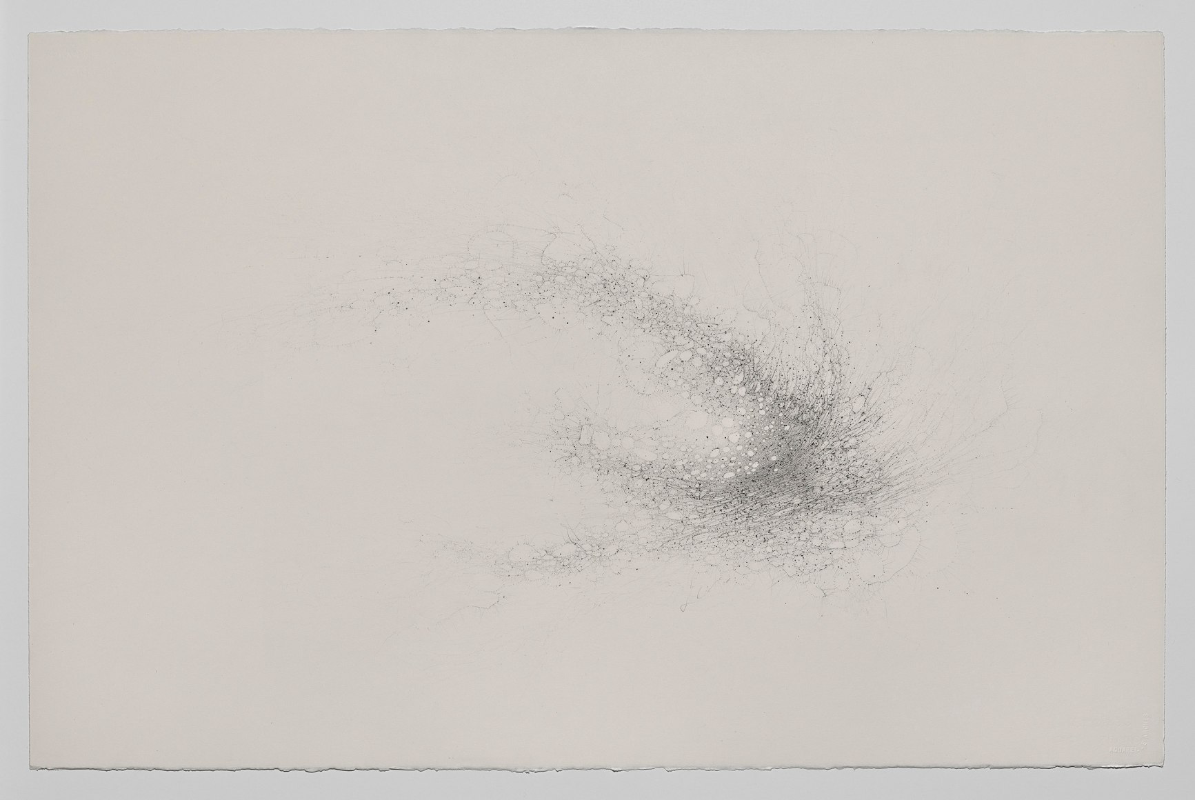 Gustavo Díaz, Untitled, 2021. Graphite on paper, 26 1/8 x 41 1/8 in.