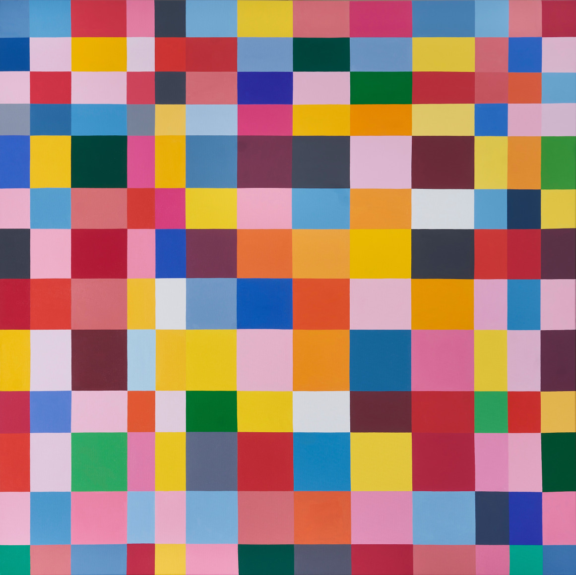 Graciela Hasper. Untitled, 2022. Acrylic on canvas, 55 7/8 x 56 3/8 inches.&nbsp;