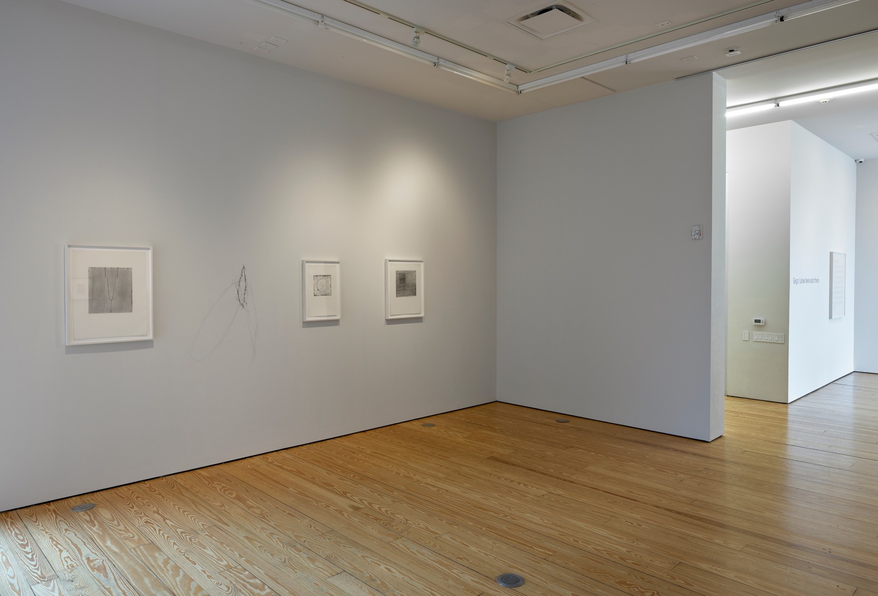 Installation view of Gego: Lines here and there at Sicardi | Ayers | Bacino, 2023.&nbsp;