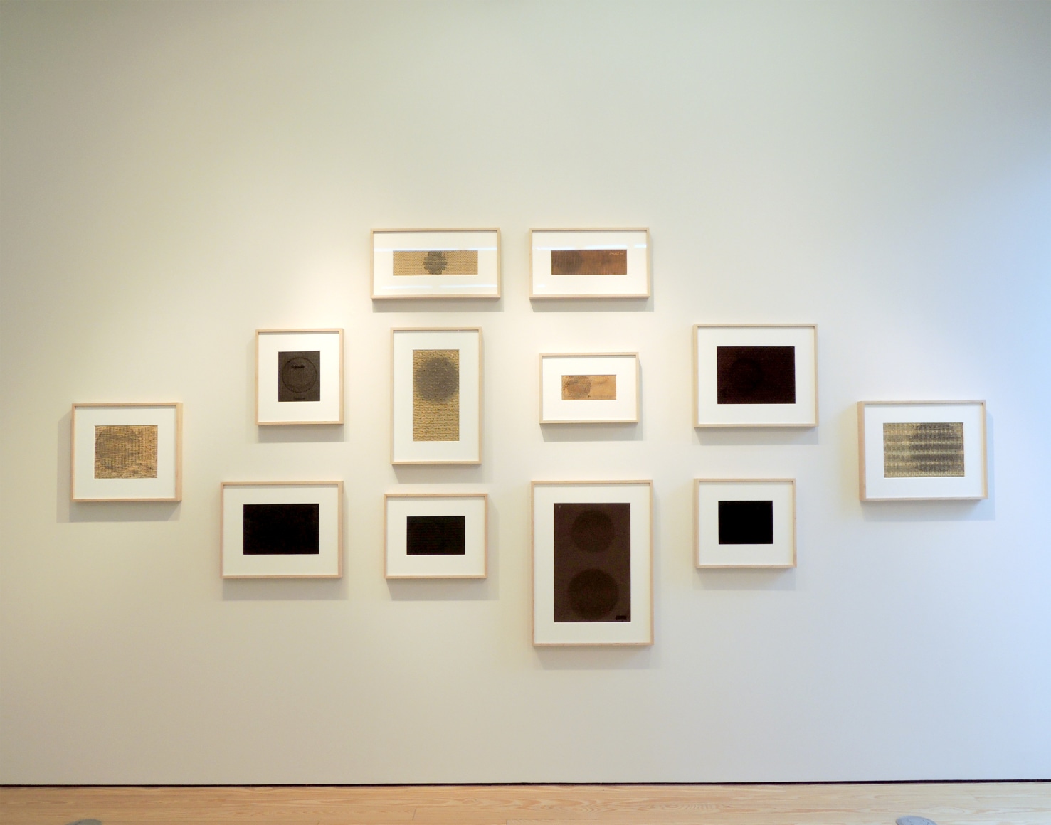 Gabriel de la Mora&nbsp;(b. 1968 Mexico).&nbsp;Polyptych B, 201.&nbsp;Vintage radio speaker fabric. Variable Dimensions