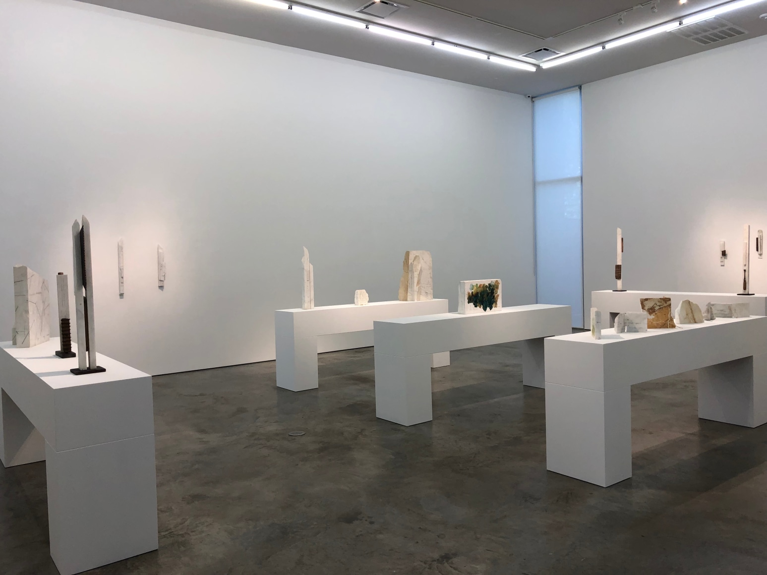 Marie Orensanz, Fragmentism: Drawing on Marble Exhibition, Sicardi | Ayers | Bacino, 2019