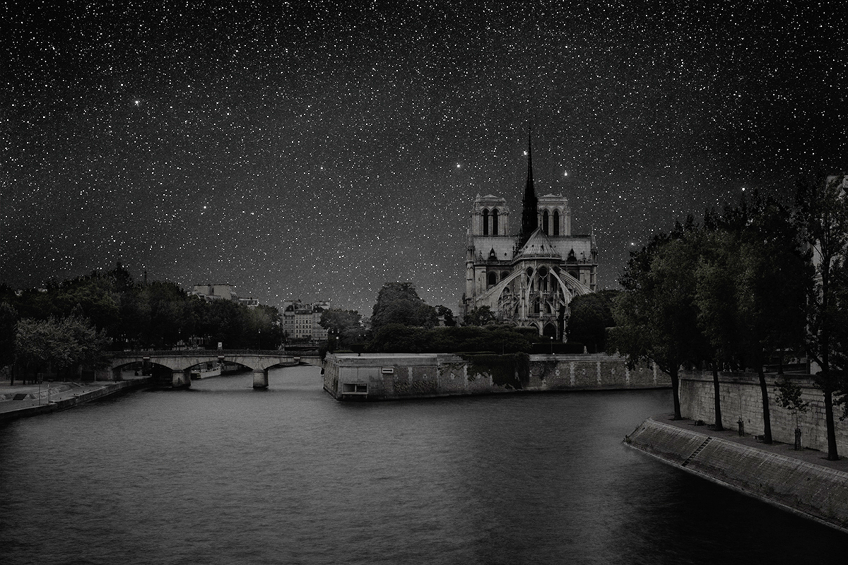 Paris 48° 51’ 03’’ N 2012-07-19 lst 19:46, 26 x 40 inch pigment print - AP after a sold edition of 5